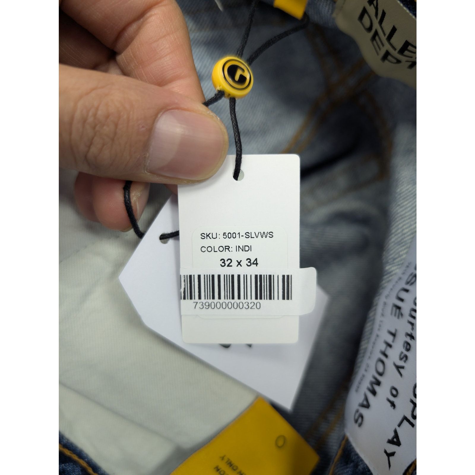 Gallery Dept. o1rshd1 Q:2 / Selvedge Denim Indigo Jean Pants in Blue 32x34 Size US 32 / EU 48 - 24 Thumbnail