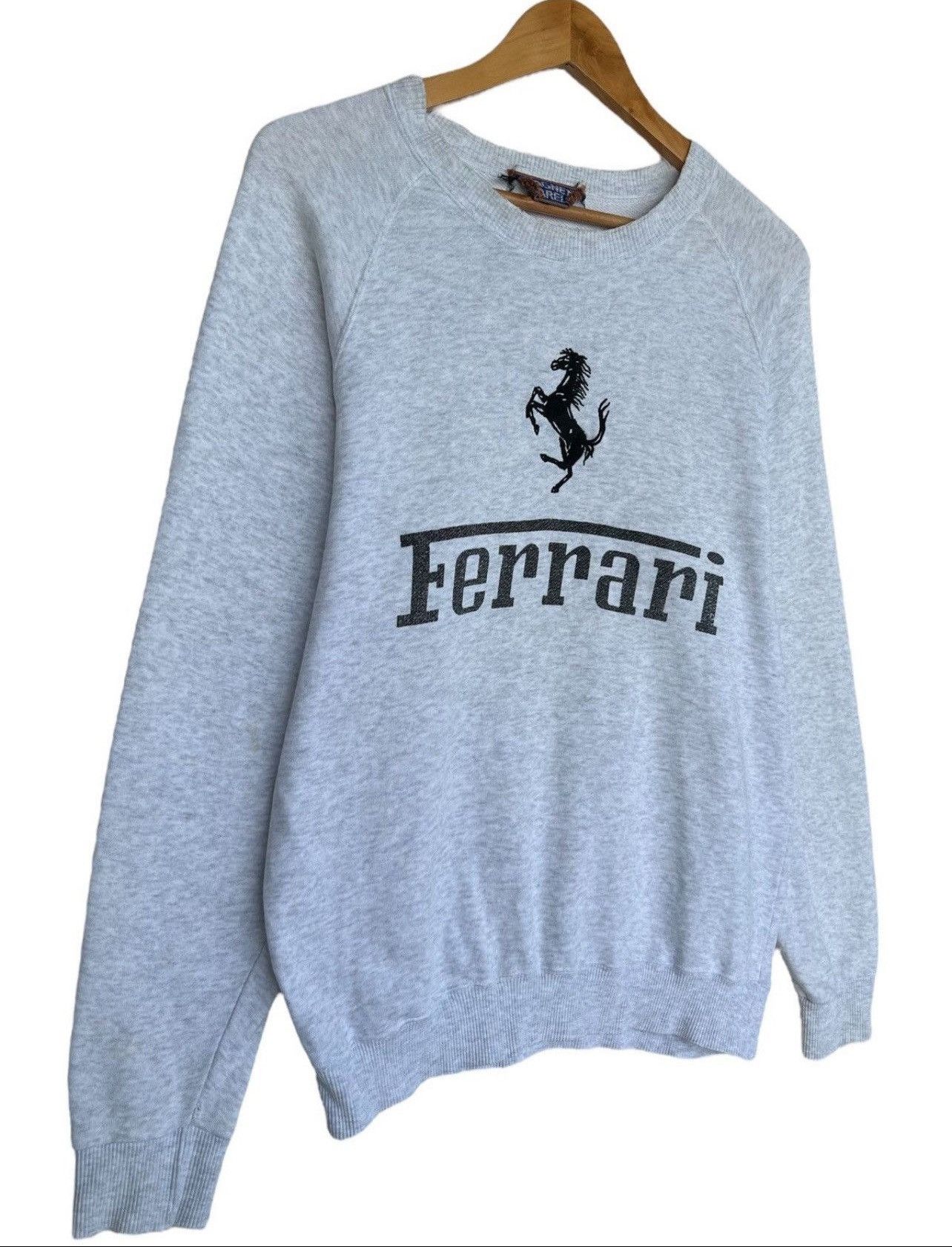 Vintage Vintage 80s Ferrari Sweatshirt Ferrari Distressed Medium Size US M / EU 48-50 / 2 - 3 Thumbnail