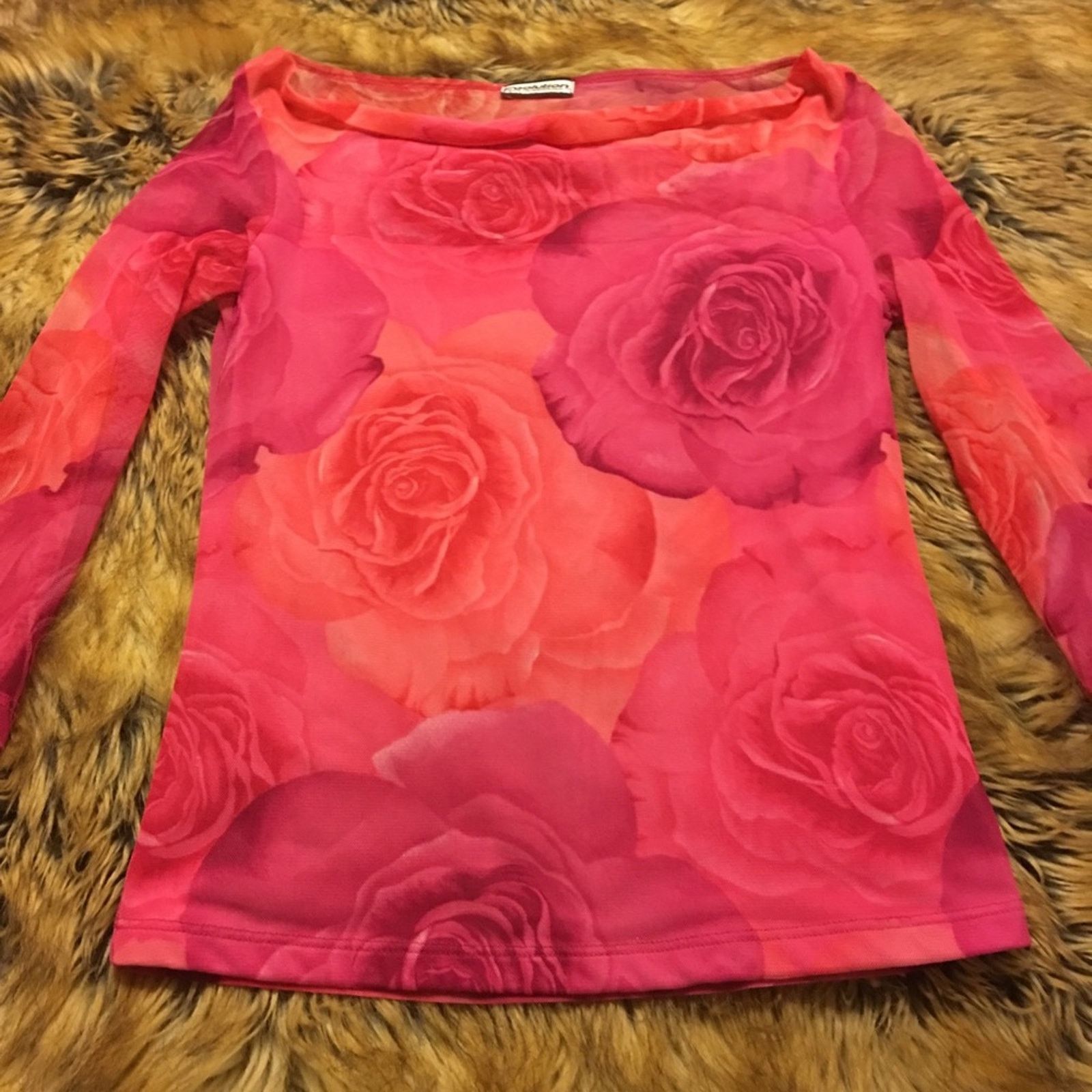 Other Evolution sheer fabric mesh floral print top Size M / US 6-8 / IT 42-44 - 4 Thumbnail