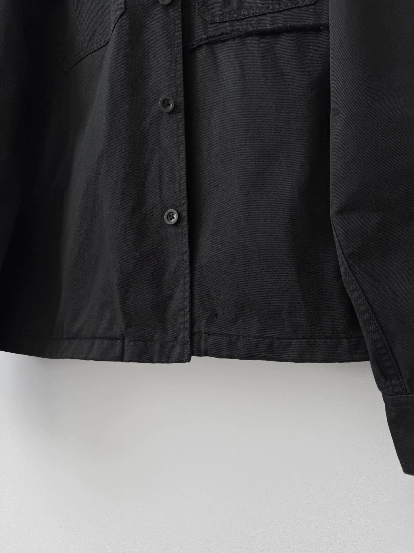 Maison Margiela Maison Margiela 19SS Frayed Denim Jkt 41 Black Size US L / EU 52-54 / 3 - 9 Thumbnail