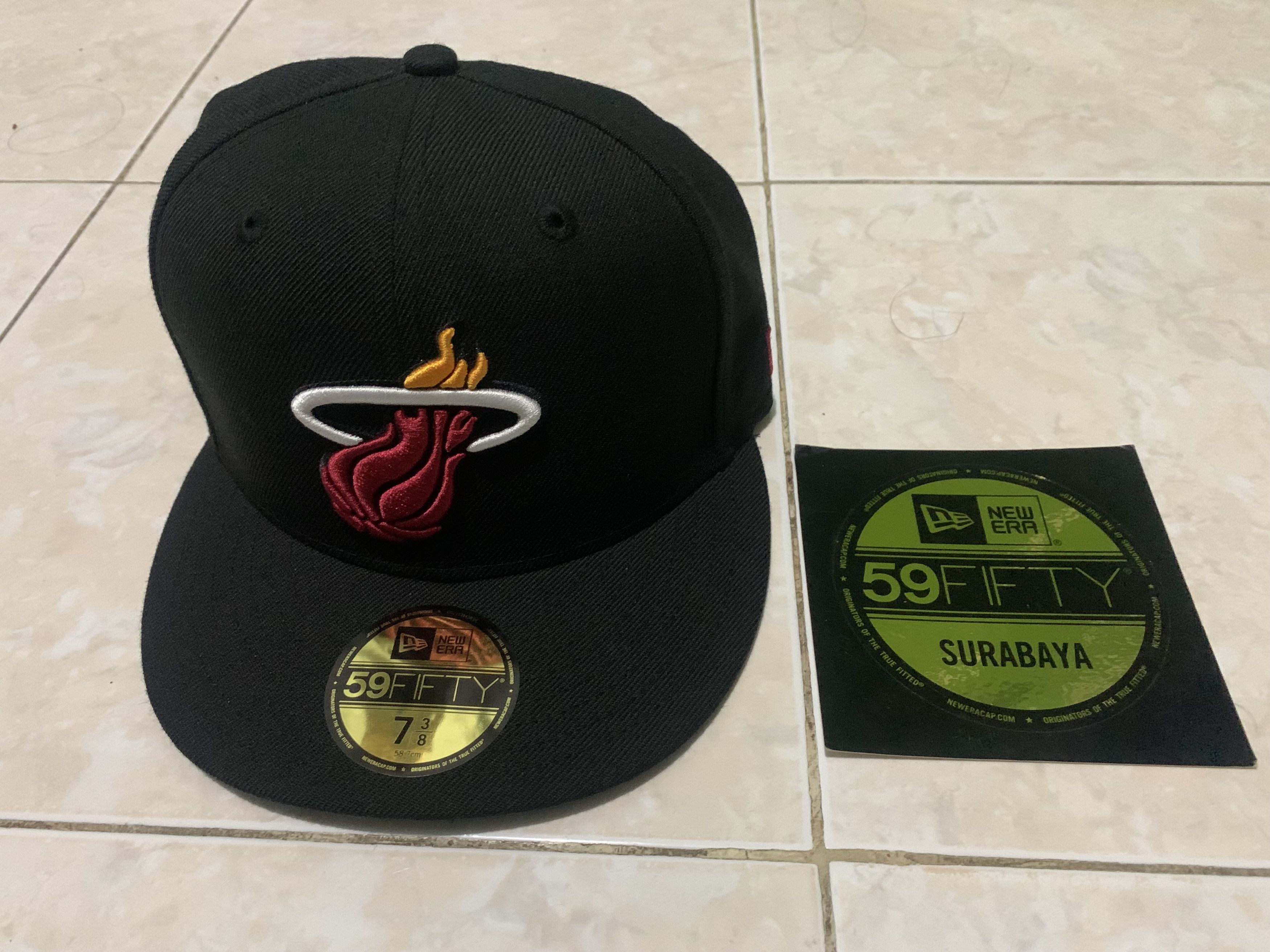 NBA × New Era NEW ERA MIAMI HEAT ANNIVERSARY SIZE 7 3/8 Size ONE SIZE - 1 Thumbnail