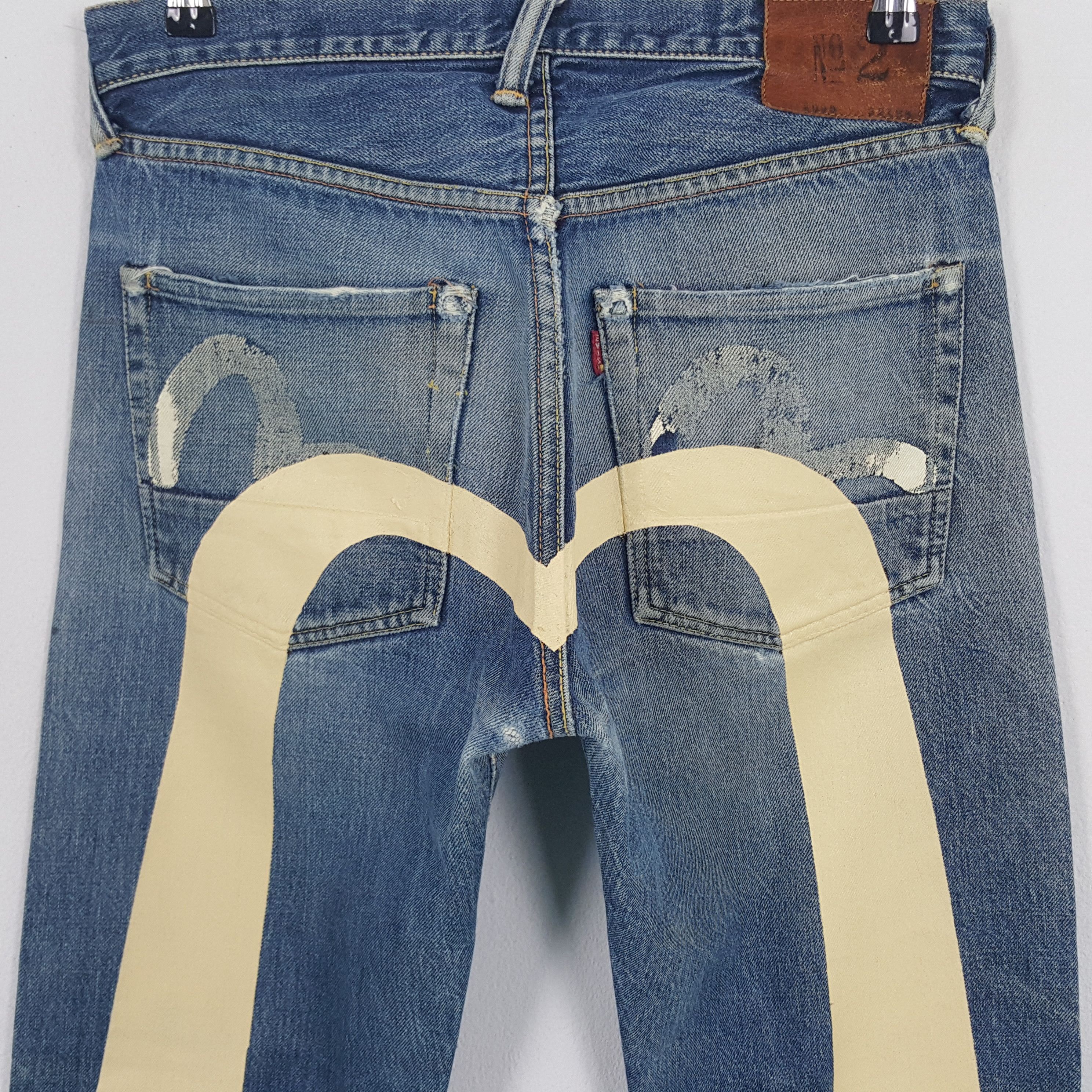 Evisu Vintage Evisu Japanese Brand Custom Art Denim Jeans Size US 31 - 2 Thumbnail