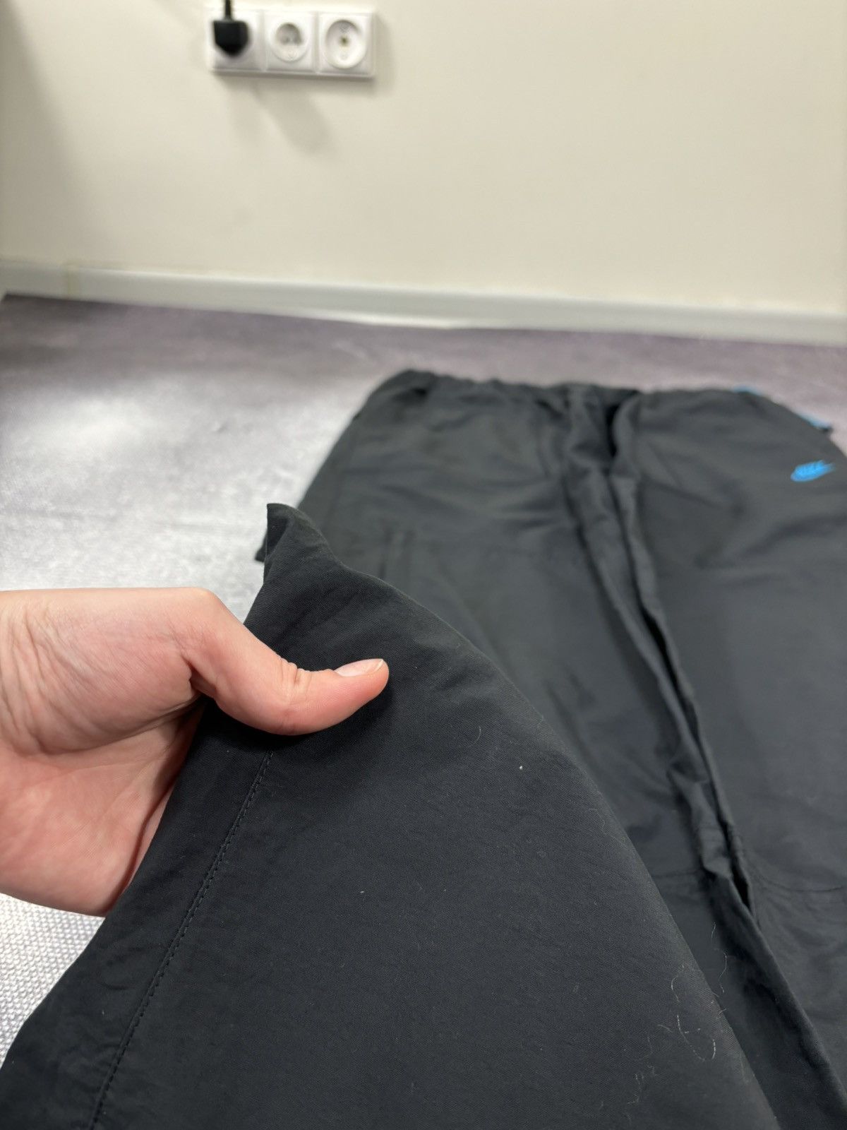 Nike Vintage Nike Air Y2K 0.0.9 Rare Tech Black Baggy Track Pants Size US 32 / EU 48 - 8 Thumbnail