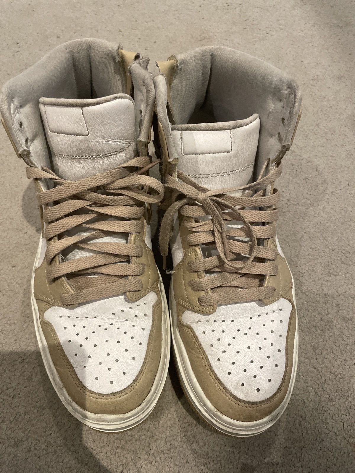 Nike Jordan 1 Elevate High Beige Size US 9.5 / IT 39.5 - 1 Thumbnail