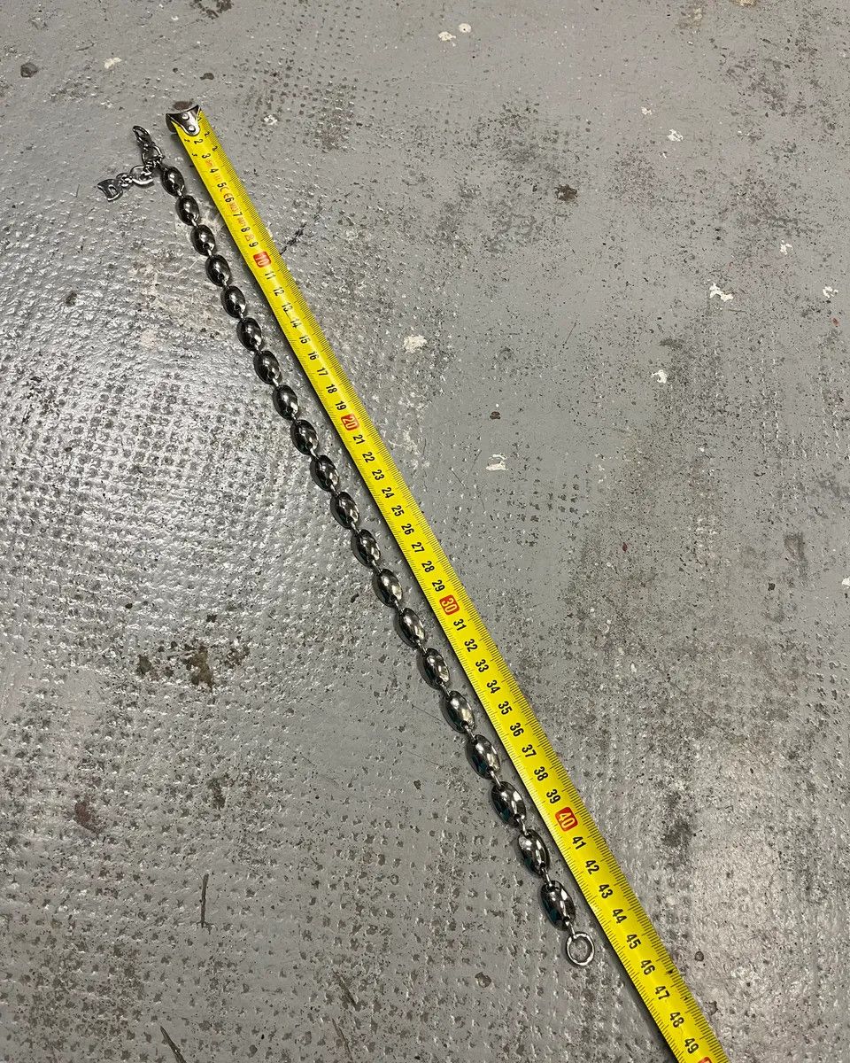 Dolce & Gabbana Dolce & Gabbana Grey Steel Cuban Link Necklace Size ONE SIZE - 7 Thumbnail