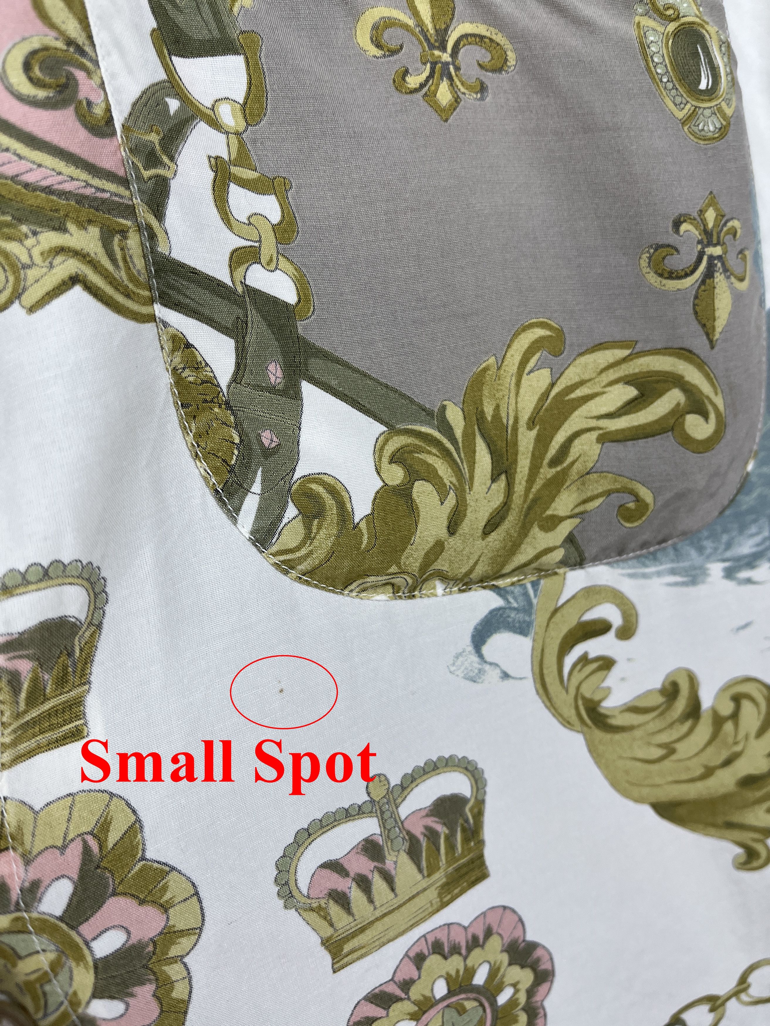 Vintage Vintage E & M 90's Italian Baroque Pattern Long Sleeve Shirt Size US M / EU 48-50 / 2 - 10 Thumbnail