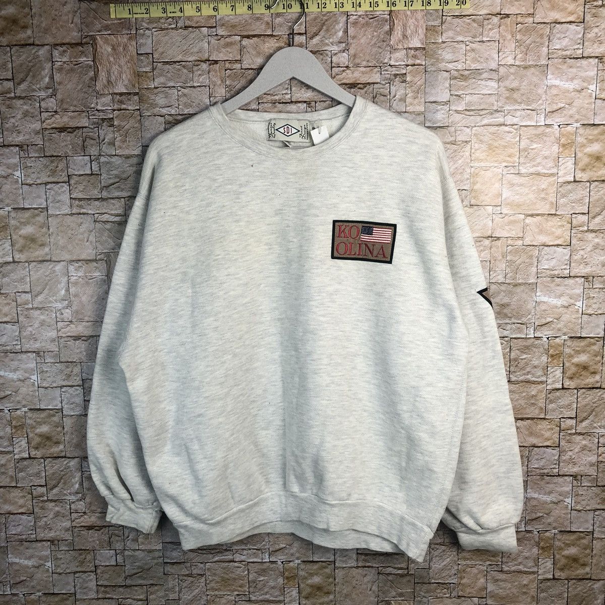 Japanese Brand SDI KoOlina Grey Sweatshirt #A191 Size US L / EU 52-54 / 3 - 1 Thumbnail
