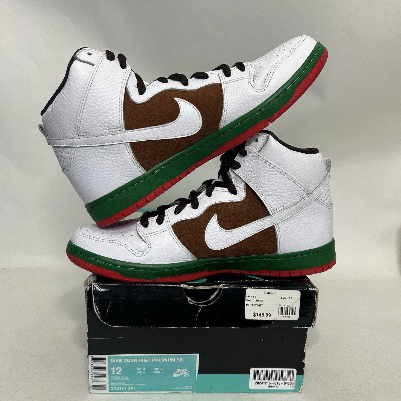 Nike Nike SB Dunk High “California Republic/Pecan White” Size US 12 / EU 45 - 3 Thumbnail