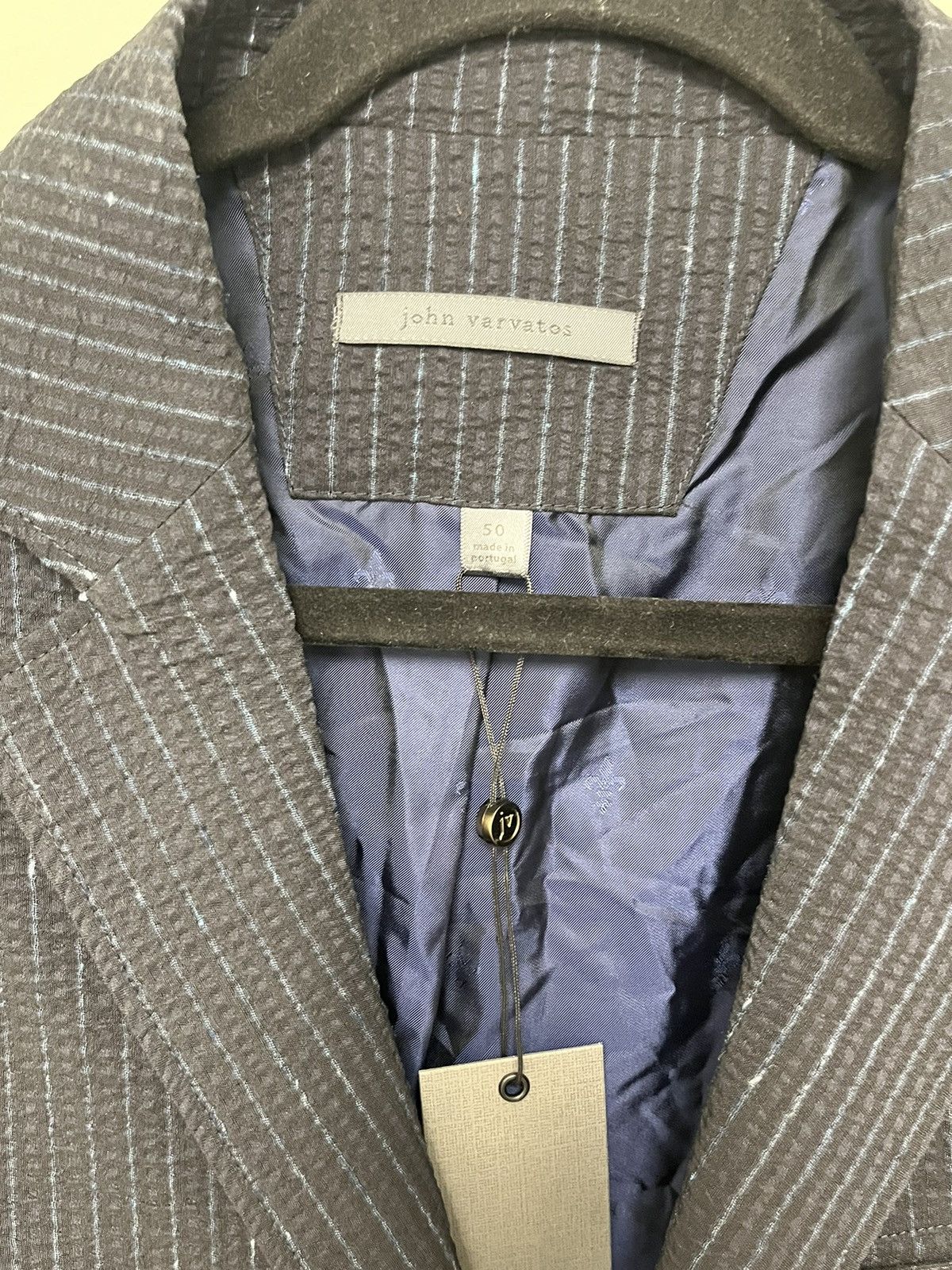 John Varvatos Seersucker Jacquard Jacket. 50 Size US M / EU 48-50 / 2 - 8 Thumbnail