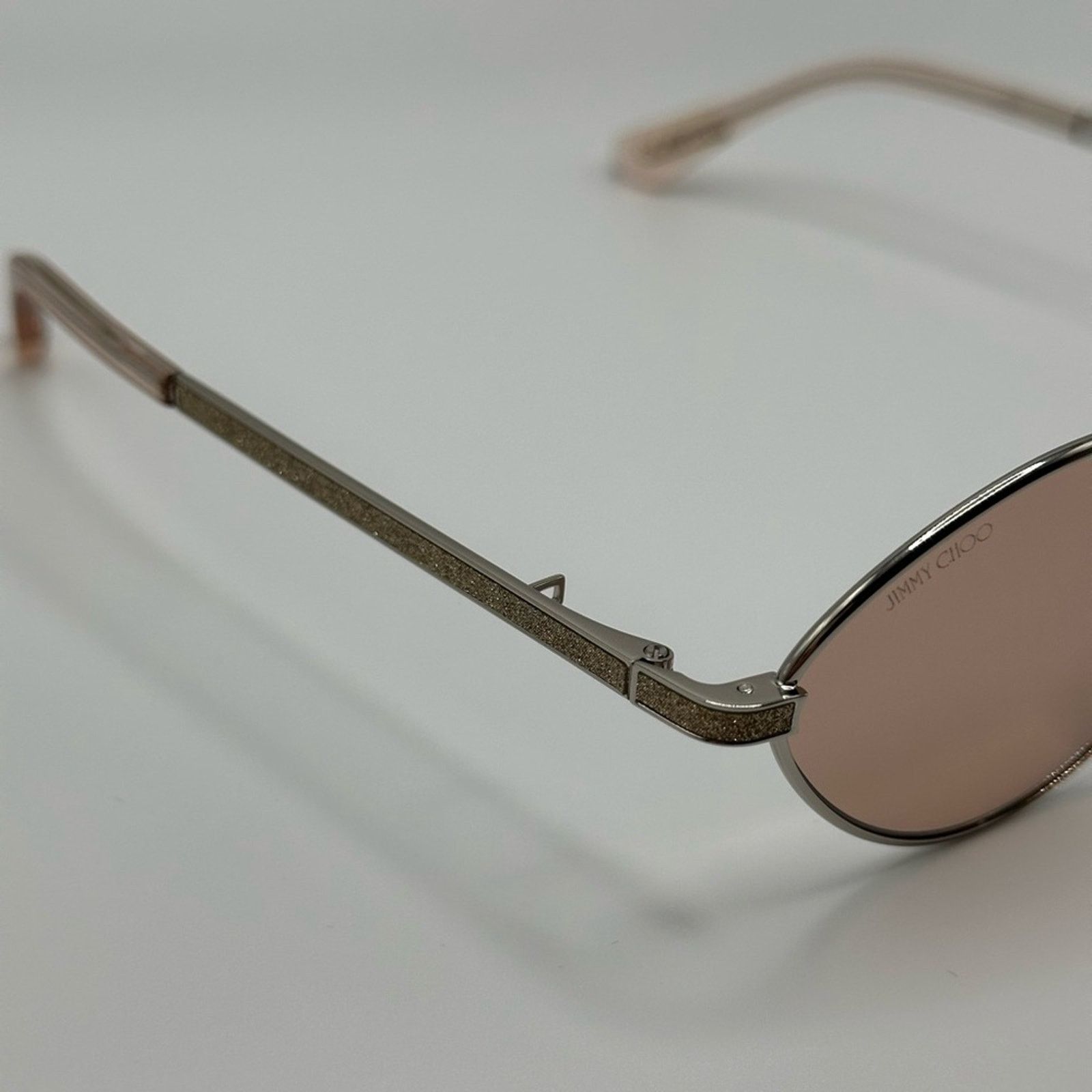 Jimmy Choo JIMMY CHOO SUNGLASSES Sonny/S 9F6 Peach Palladium with Chain Size ONE SIZE - 6 Thumbnail