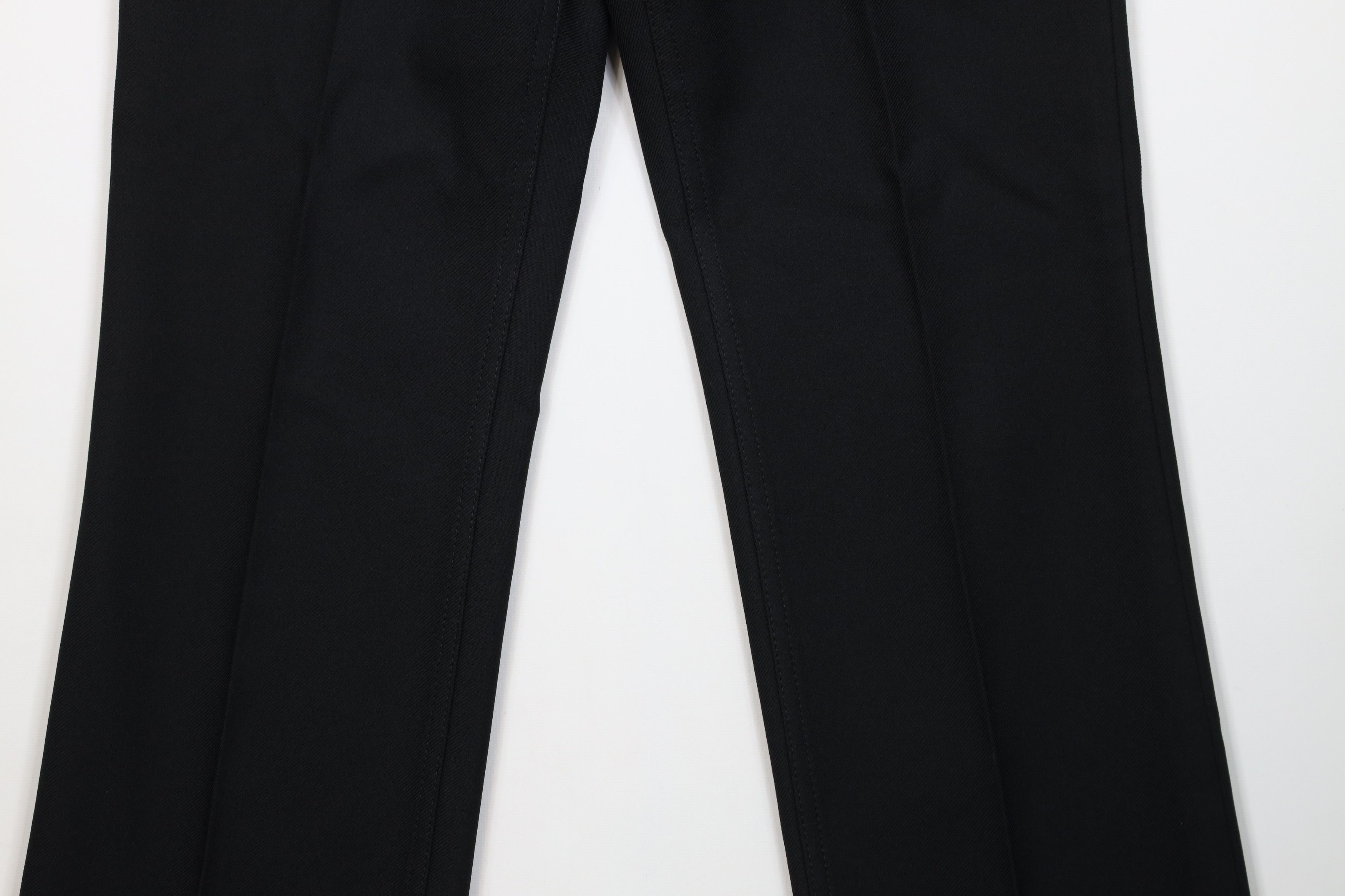 Wrangler Vintage 90s Wrangler Flared Wide Leg Knit Pants Black Size US 33 - 3 Thumbnail