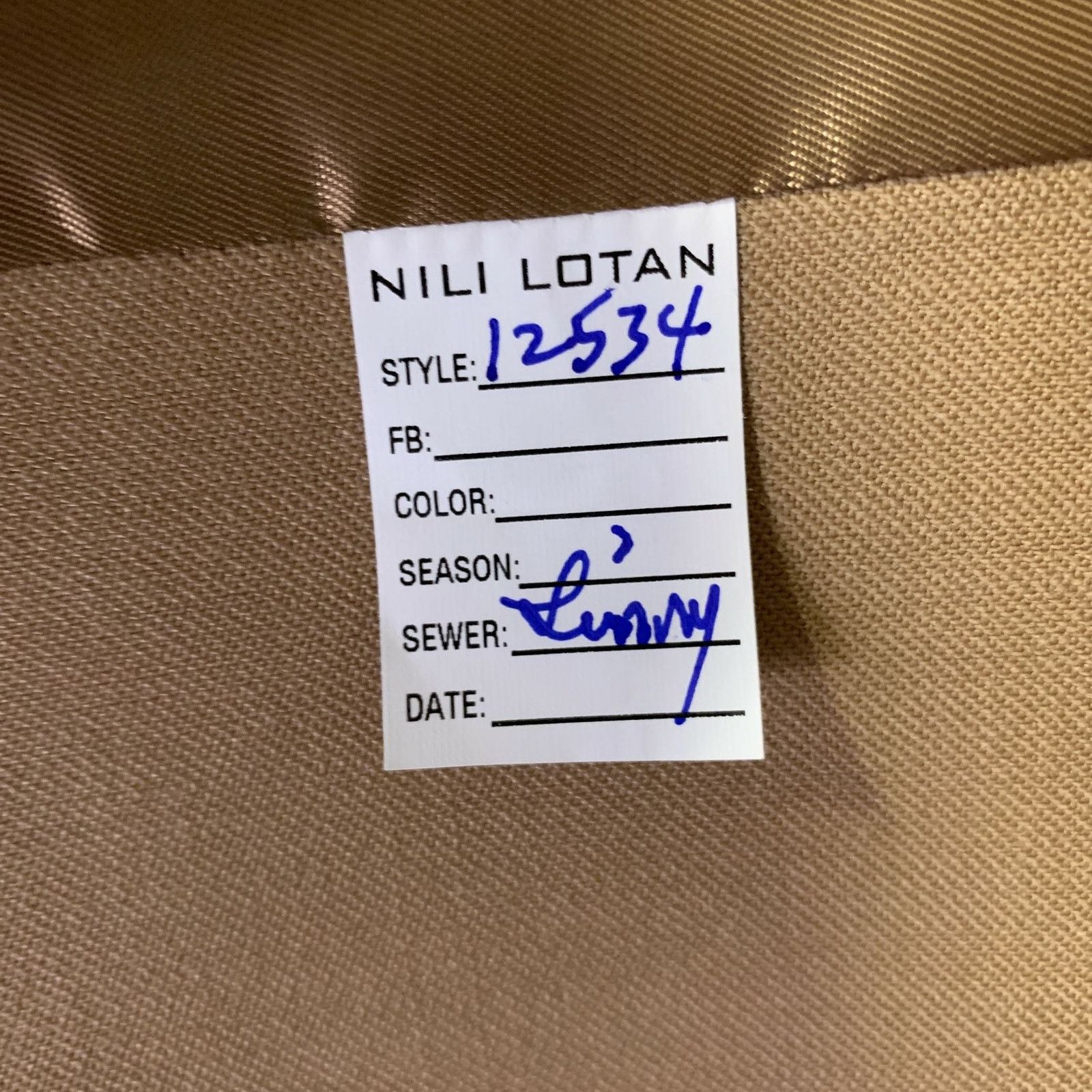 Nili Lotan NILI LOTAN Size M Tan Wool Notch Lapel Jacket Size M / US 6-8 / IT 42-44 - 5 Thumbnail