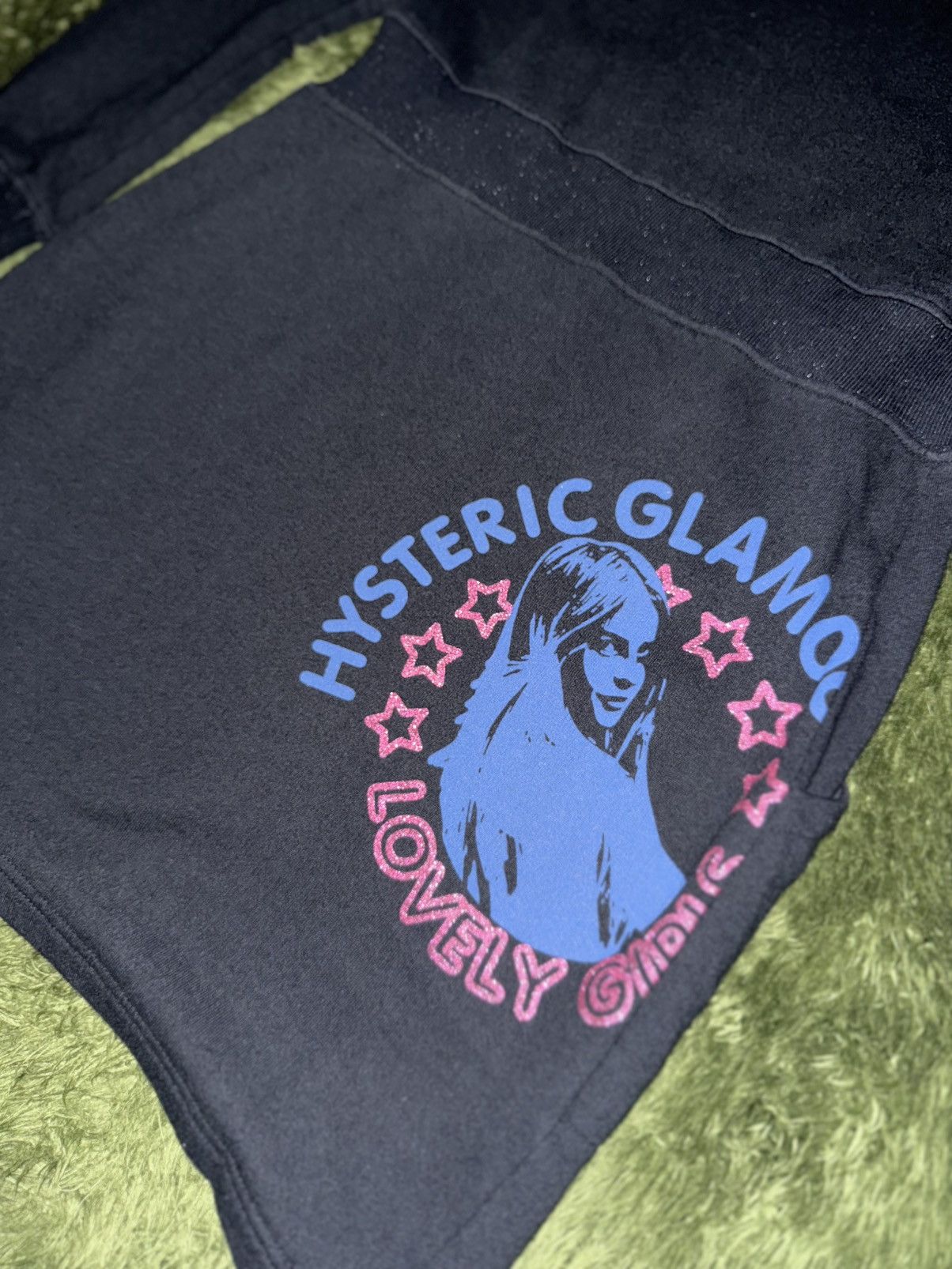 Hysteric Glamour 00s Hysteric Glamour Glitter Logo Long Sleeve Dress – Black Size ONE SIZE - 10 Thumbnail