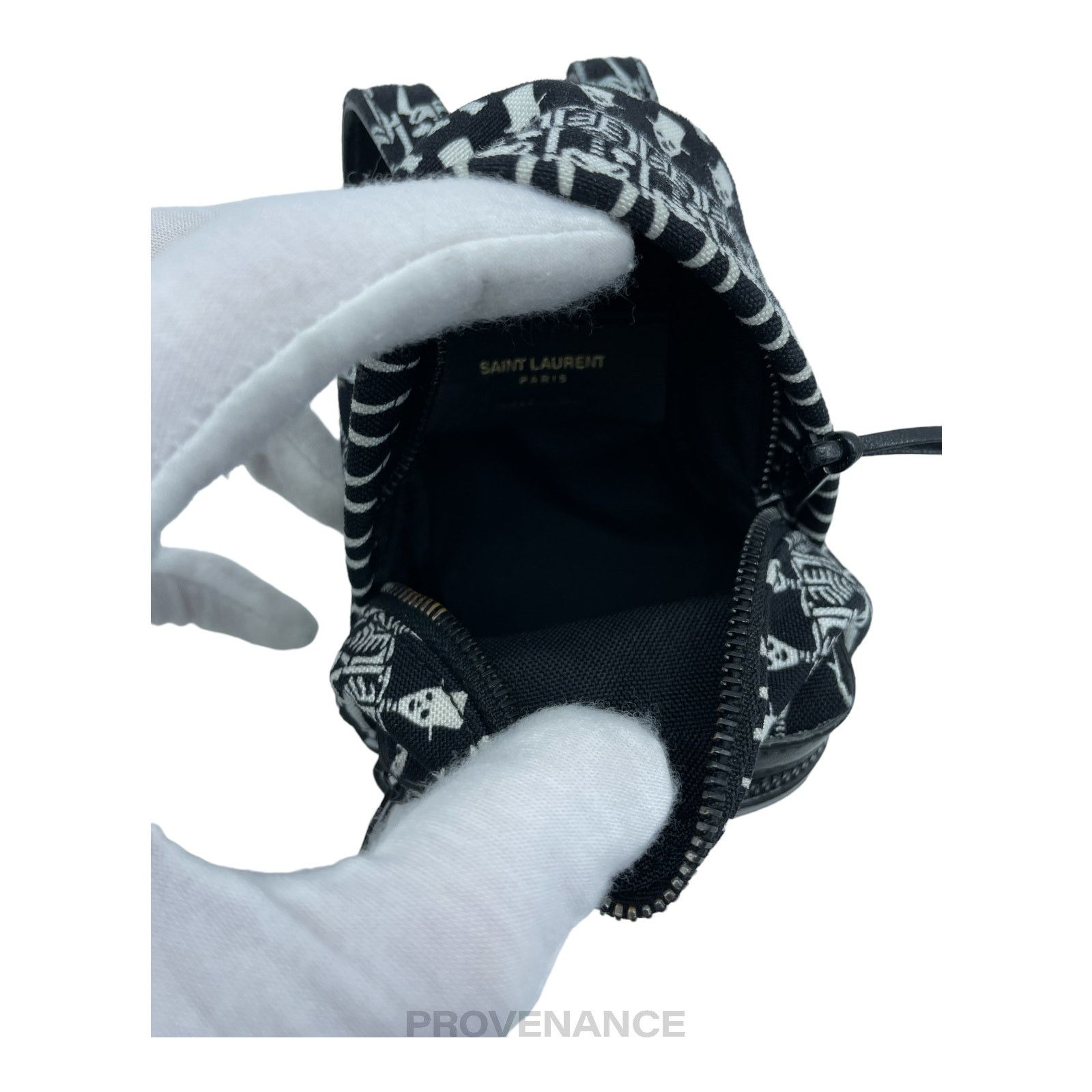 Saint Laurent Paris 🔴 Saint Laurent Paris SLP City Backpack Keychain - Skeleton Size ONE SIZE - 5 Thumbnail