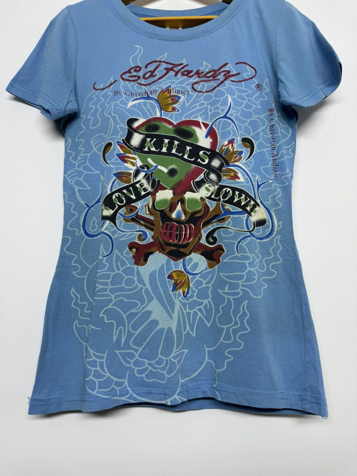 Ed Hardy Vintage ed hardy by christian audigier y2k t shirt Size S / US 4 / IT 40 - 9 Thumbnail