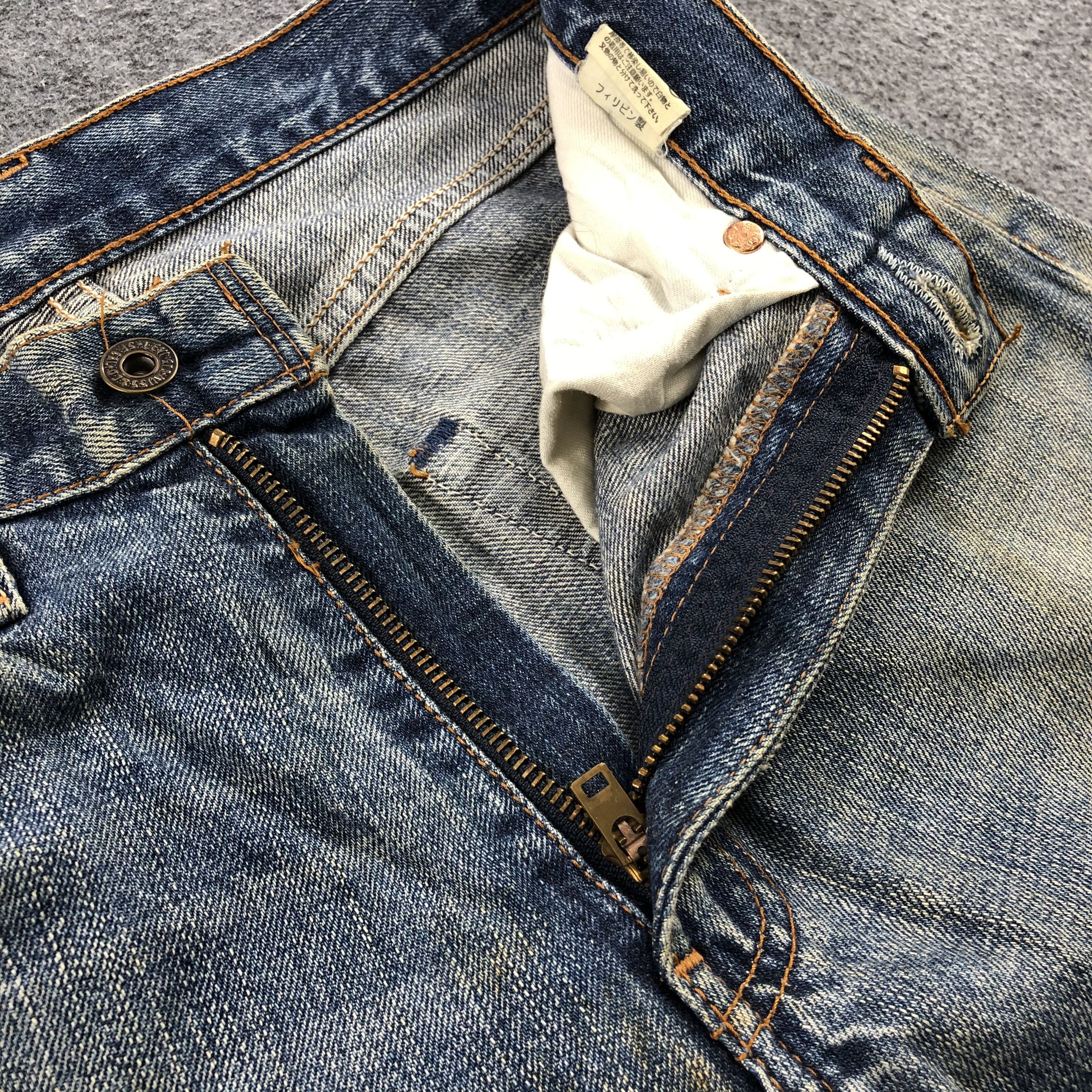 Levi's × Vintage Vintage 90s Distress Mud Wash Levis 502 Jeans-JM1374 Size US 28 / EU 44 - 8 Thumbnail