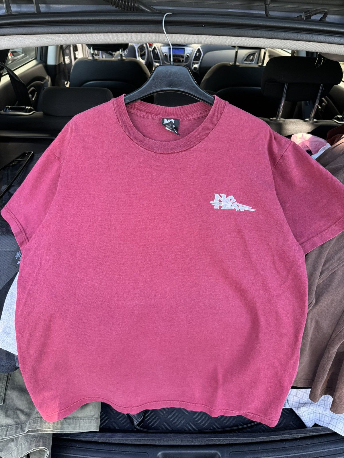 No Fear Vintage No Fear Red Washed Tee Made in USA Y2K jnco swag 90s Size US M / EU 48-50 / 2 - 8 Thumbnail