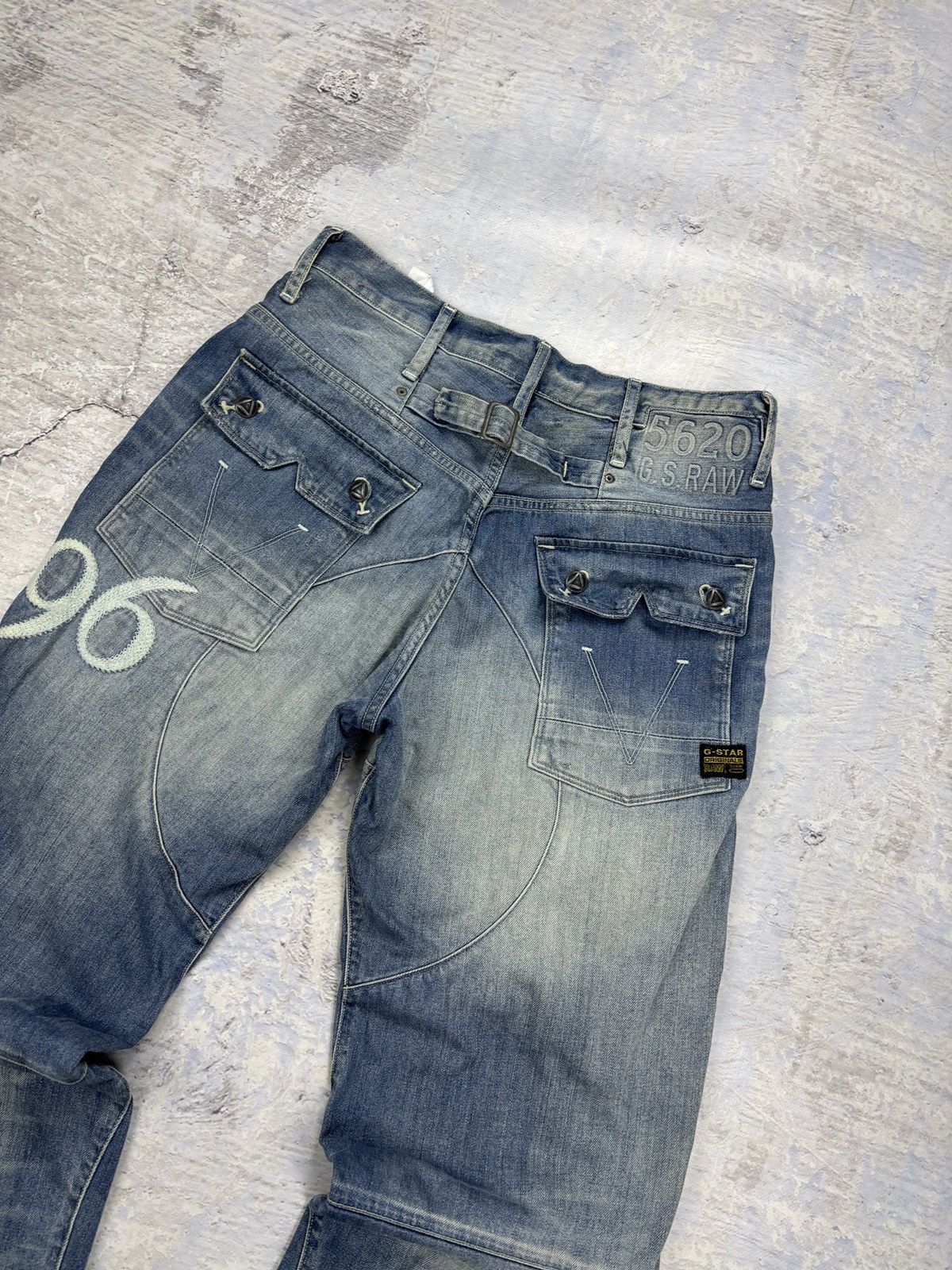 G-Star G-Star RAW buckleback jeans mens pants denim vintage Y2K Size US 30 / EU 46 - 3 Thumbnail