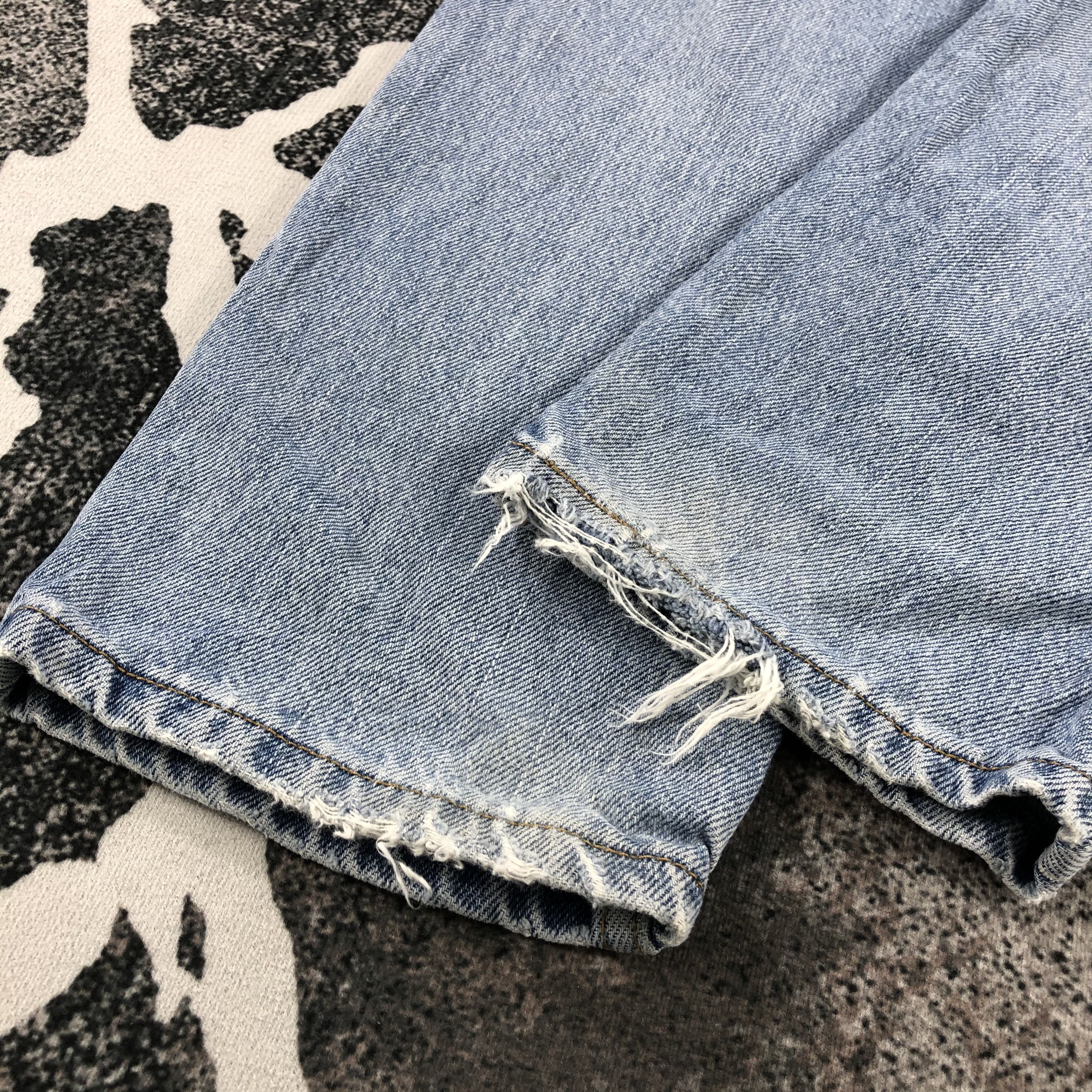 Levi's Vintage Levis 512 Jeans Distressed Denim KJ1075 Size US 32 / EU 48 - 6 Thumbnail