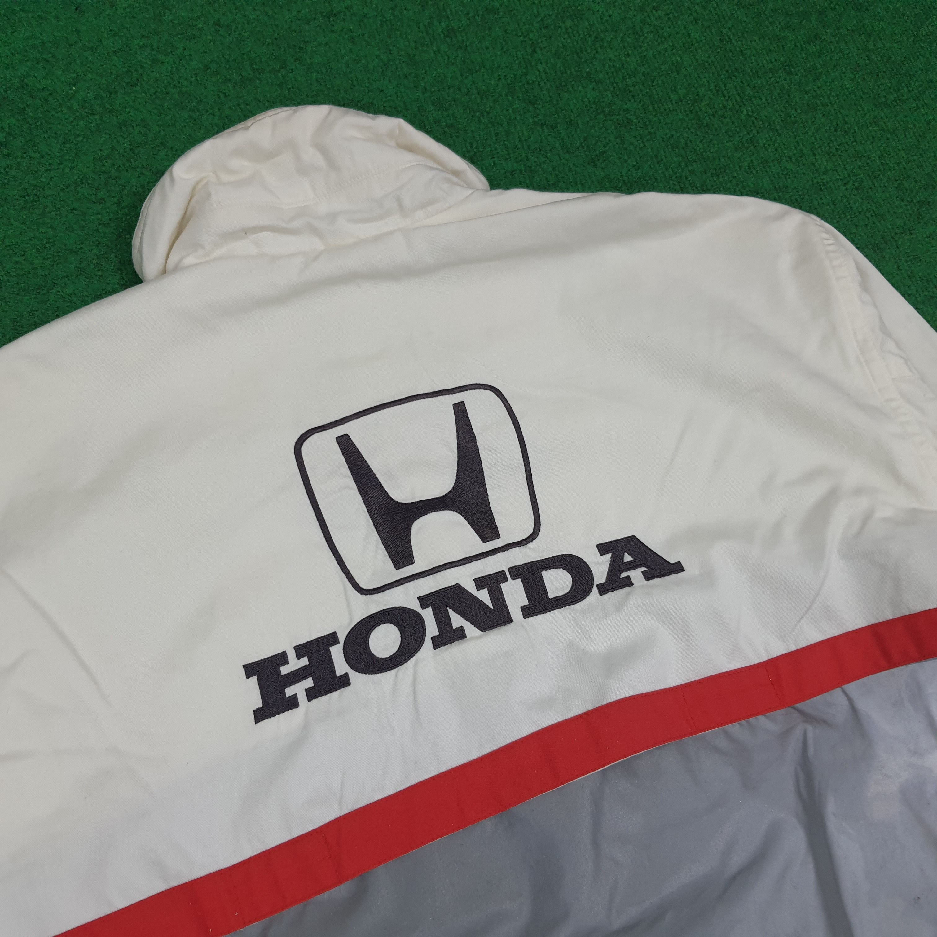 Honda Vintage 90s HONDA F1 Motorsports Reflective Jacket C278N20 Size US L / EU 52-54 / 3 - 2 Thumbnail