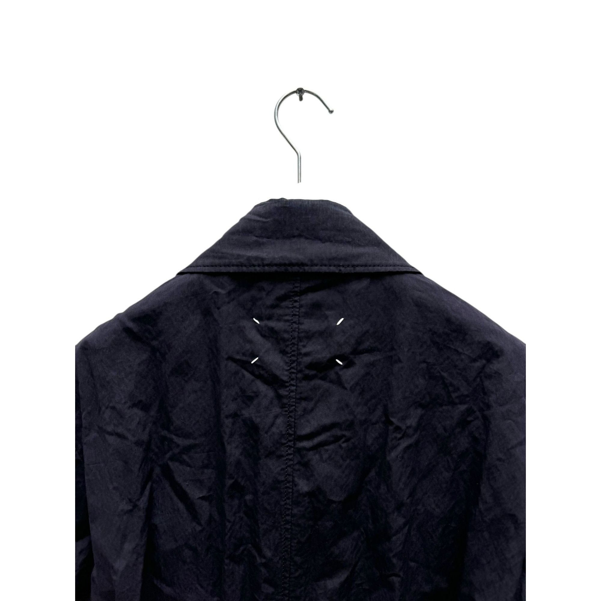 Maison Margiela Spring/Summer 2015 Navy Pleated Coat Size US M / EU 48-50 / 2 - 4 Thumbnail