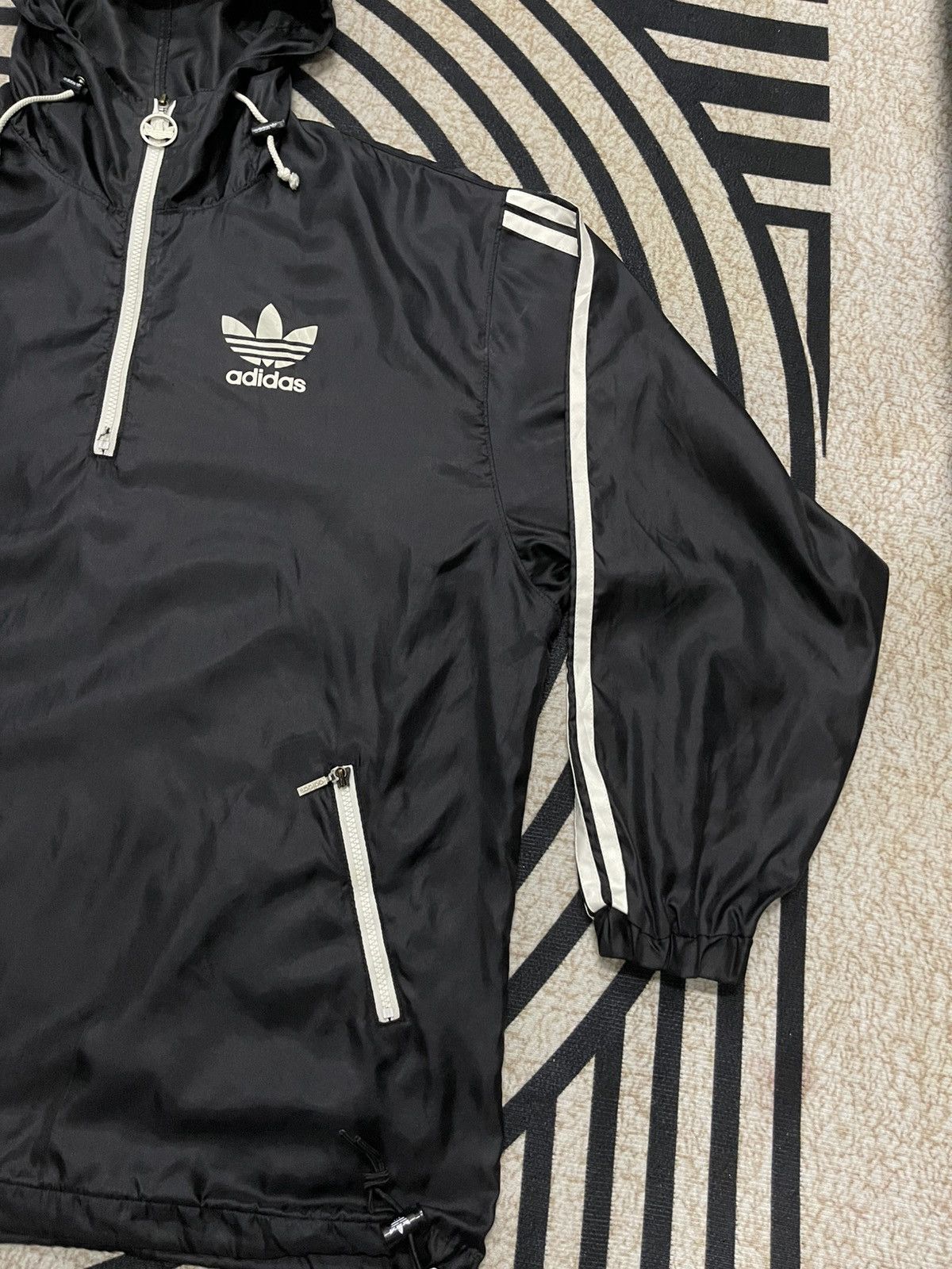 Adidas 90s ADIDAS HALF ZIPPER LIGHT JACKET HOODIE BIG LOGO Size US XL / EU 56 / 4 - 4 Thumbnail