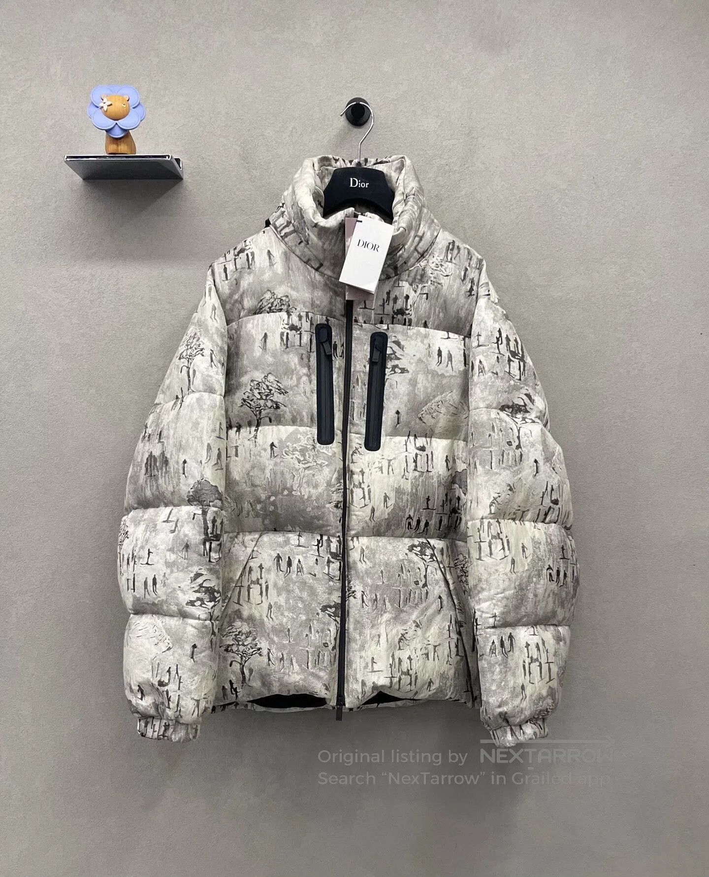 Dior dior artistic silver down jacket size 52. Size US XXL / EU 58 / 5 - 1 Thumbnail