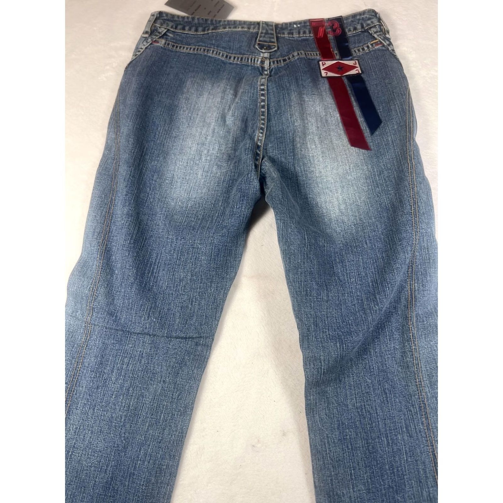 Pepe Jeans Pepe Jeans Carly Jeans Womens 31 Blue Medium Wash Low Rise Straight Ankle Zip Jeans Size 24" / US 00 / IT 34 - 6 Thumbnail