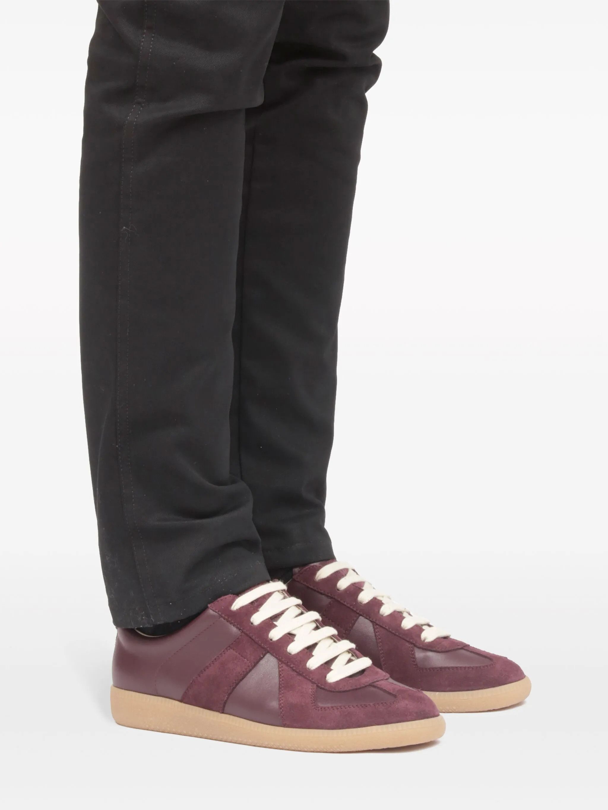 Maison Margiela o1w1db10725 Replica Low-Top Sneakers in Bordeaux Size US 5 / IT 35 - 6 Thumbnail