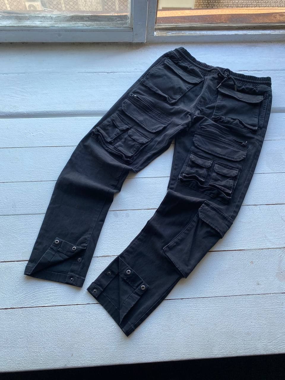 If Six Was Nine × Japanese Brand 90s Japanese Multipocket Gothic Y2k Bondage Mens Pants RARE Size US 32 / EU 48 - 3 Thumbnail