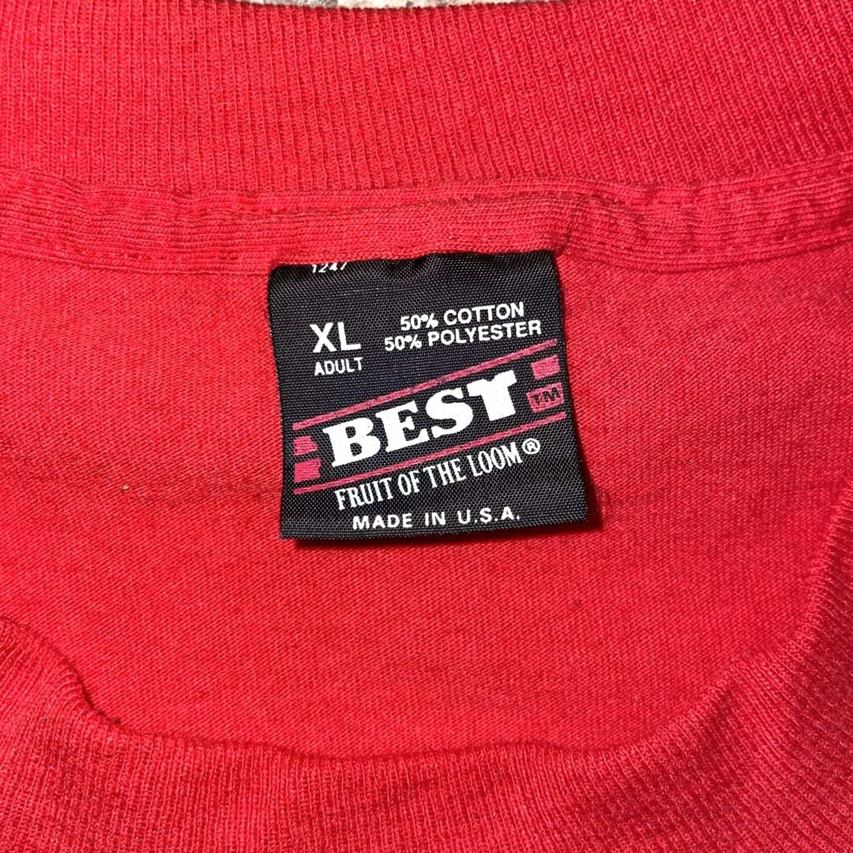 Fruit Of The Loom VINTAGE Fruit of the Loom T-Shirt Men’s XL Red Chicken Alaska Graphic Single Stitch shirts Size US XL / EU 56 / 4 - 2 Thumbnail