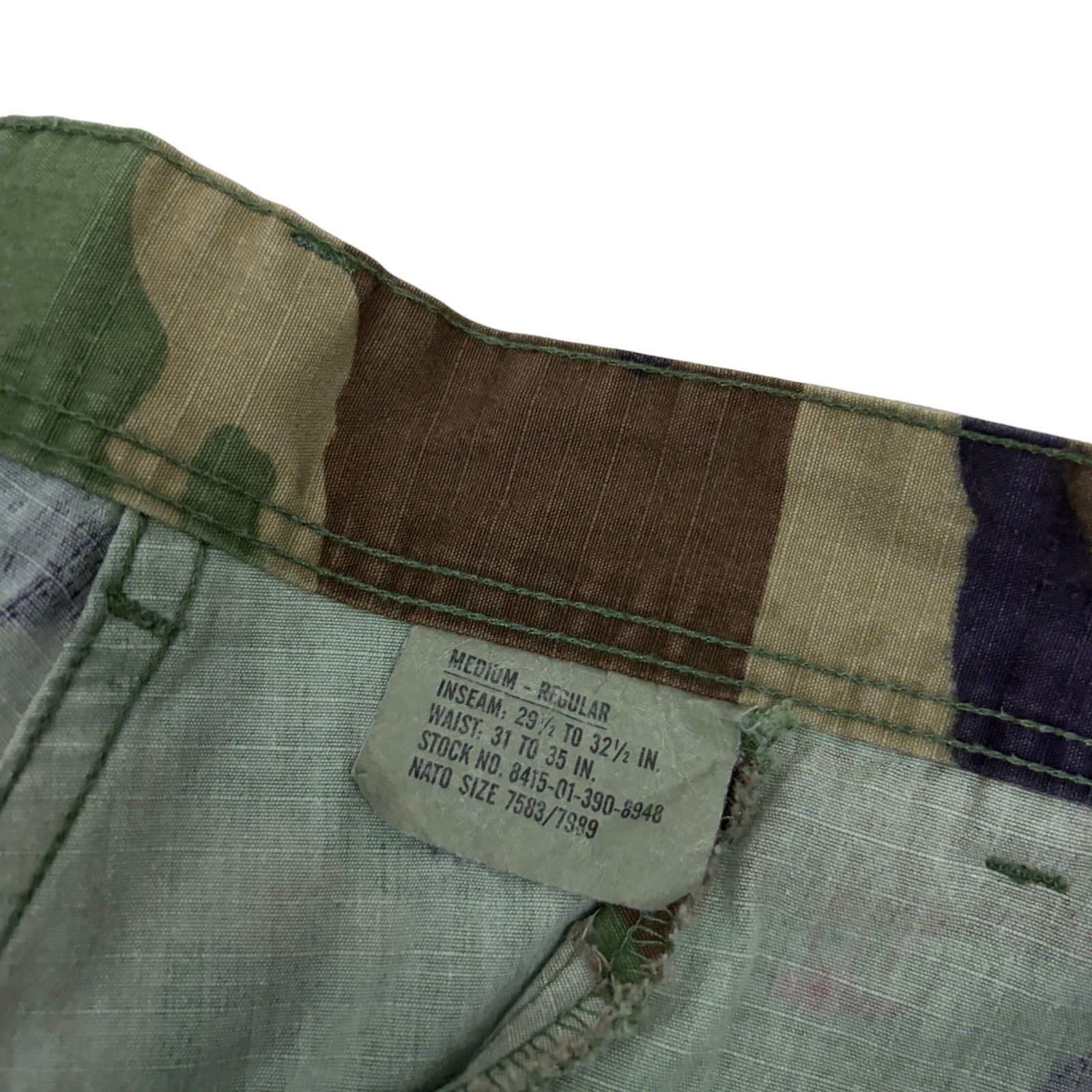 Other US ARMY Camo Cargo Pants Woodland Combat Vintage Medium Size US 34 / EU 50 - 5 Thumbnail