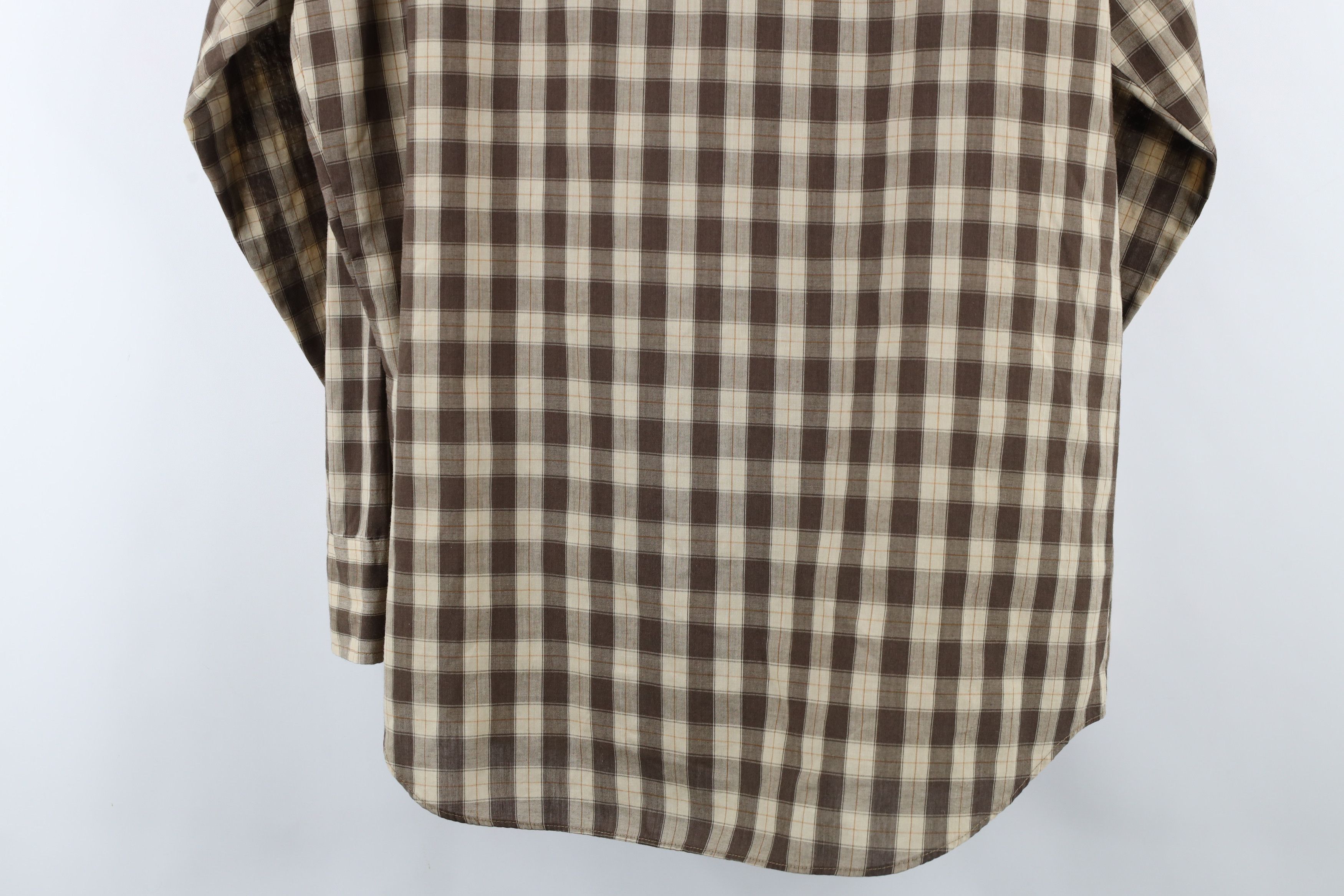Vintage Vintage 70s Streetwear Checkered Plaid Collared Button Shirt Size US M / EU 48-50 / 2 - 8 Thumbnail