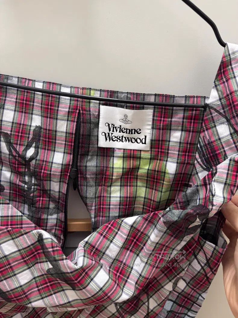 Vivienne Westwood Vivienne Westwood Red and white checkered vest Size S / US 4 / IT 40 - 4 Thumbnail