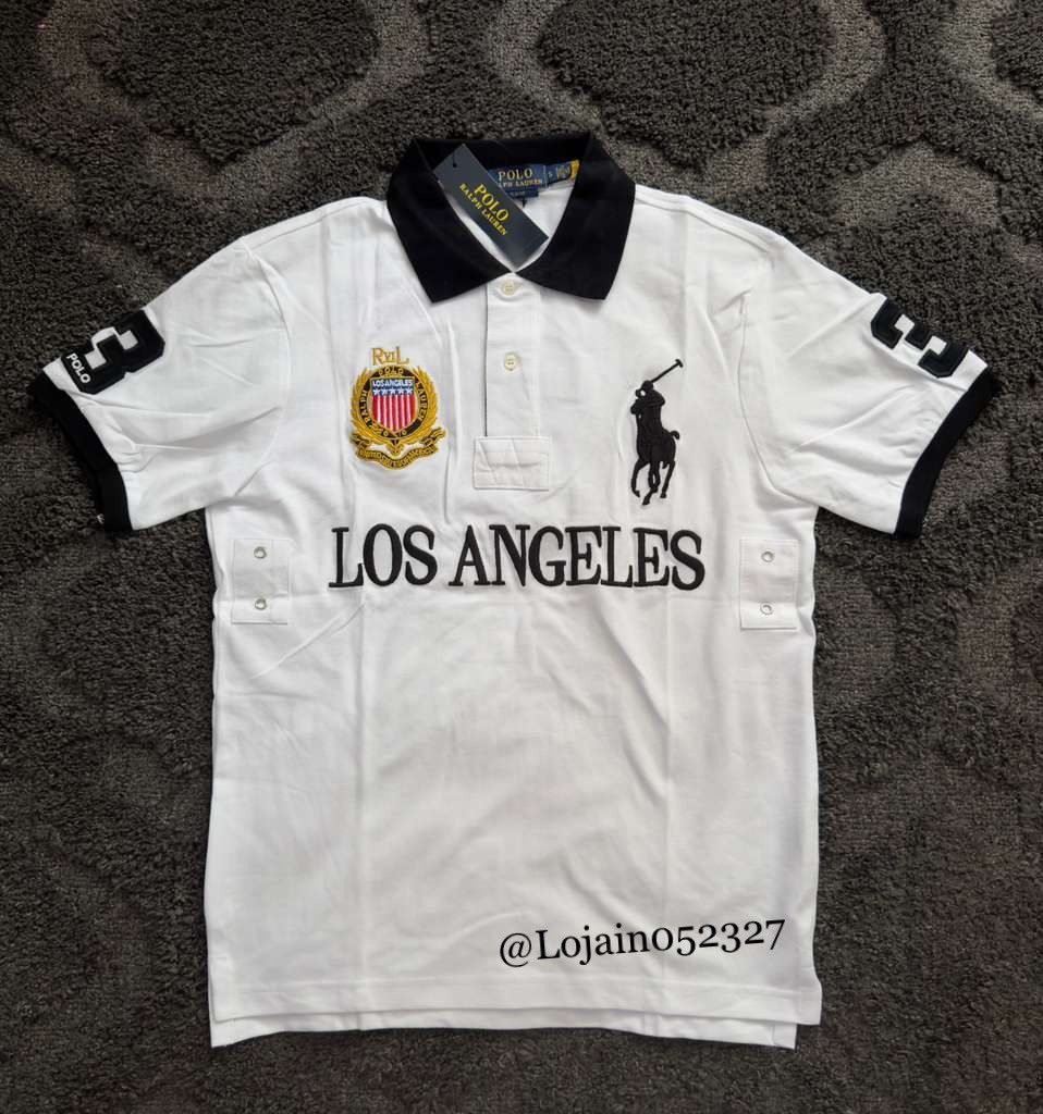 Ralph Lauren / Chief Keef Polo - Los Angeles white