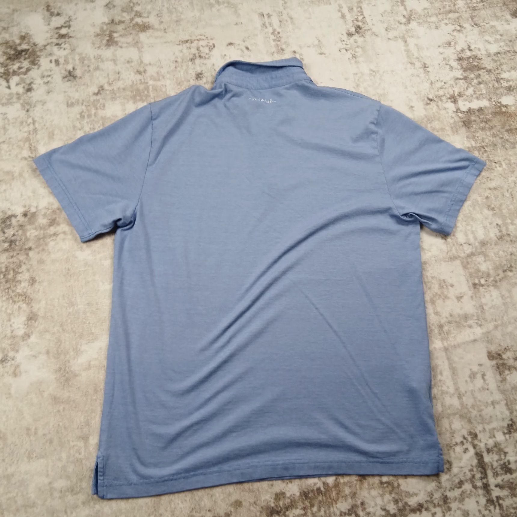 TravisMathew Travis Mathew Polo Shirt Mens XL Extra Large Blue Stretch Preppy Golf Polo Shirt Mens XL Blue Stretch Logo Embroidered Golf Shirt Men Size US XL / EU 56 / 4 - 3 Thumbnail