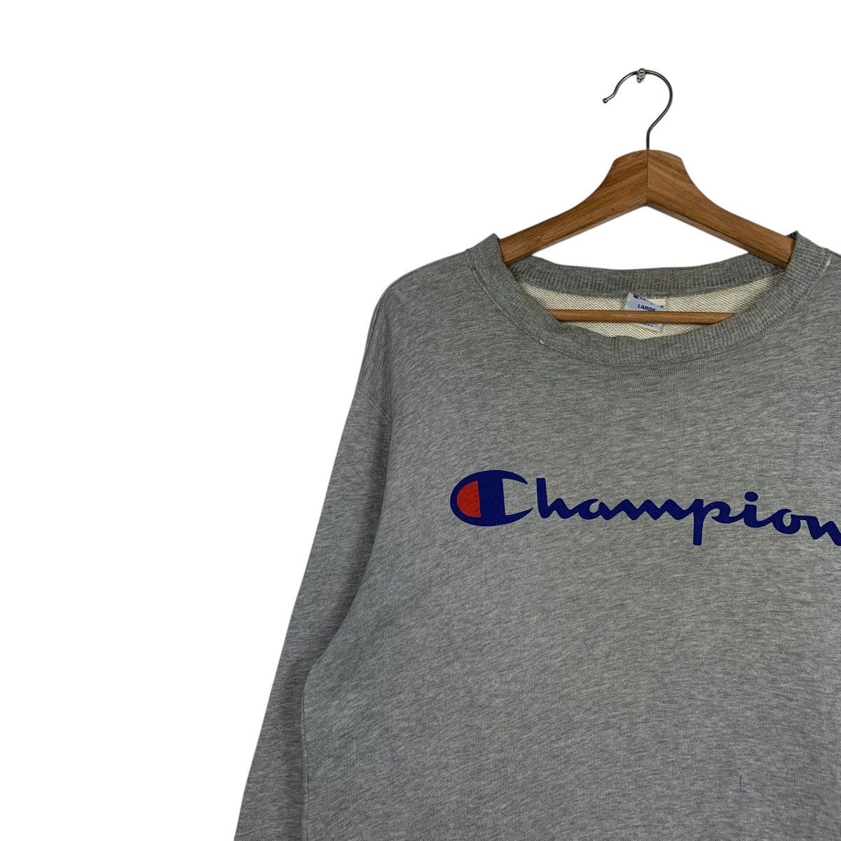 Champion Vintage Champion Big Logo Crewneck Sweatshirt Size US L / EU 52-54 / 3 - 6 Thumbnail