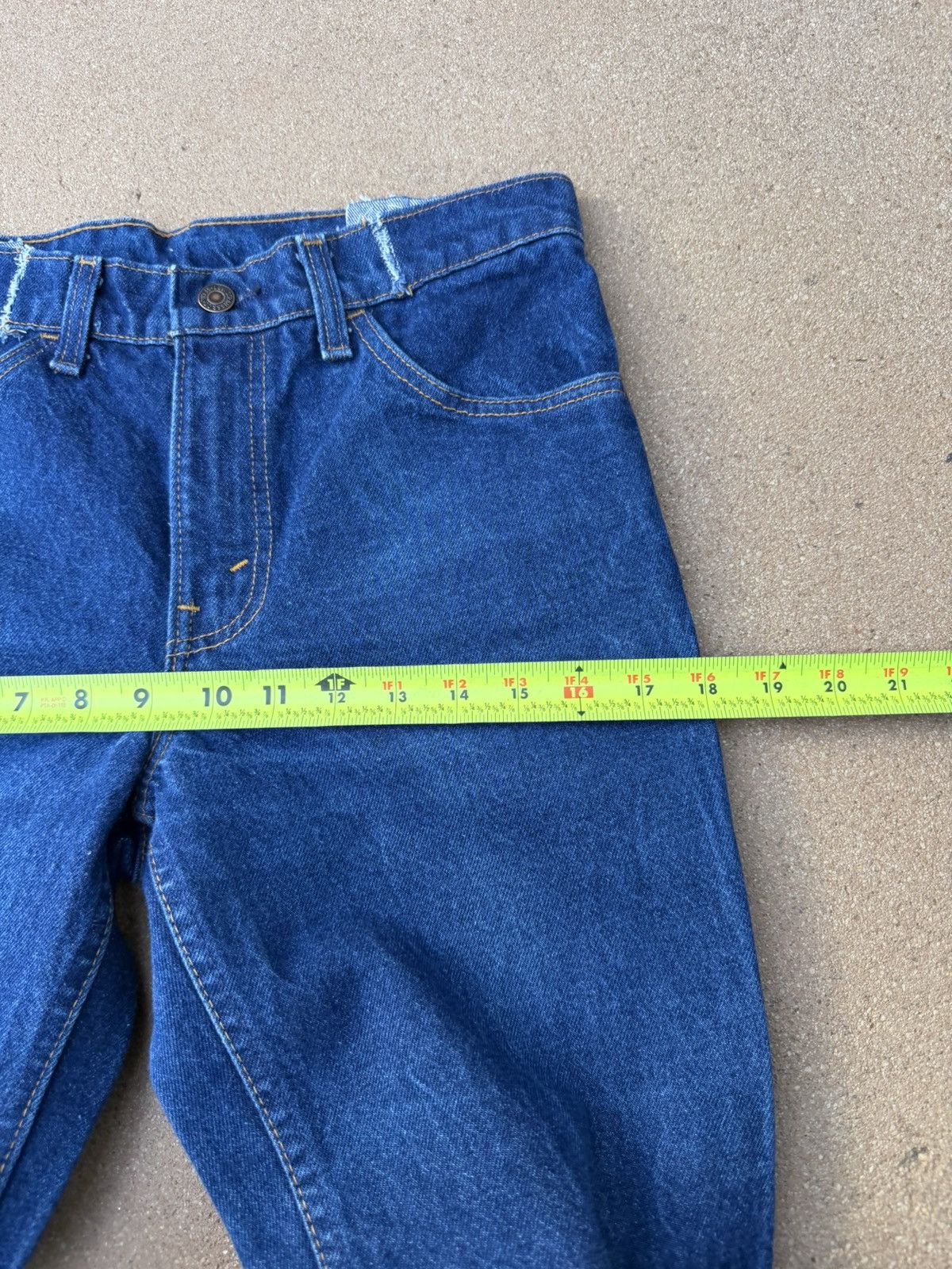 Levi's Vtg 80’s Levi’s 684 Orange Tab Bellbottom Flare Jeans 29x34 Size US 29 - 12 Thumbnail