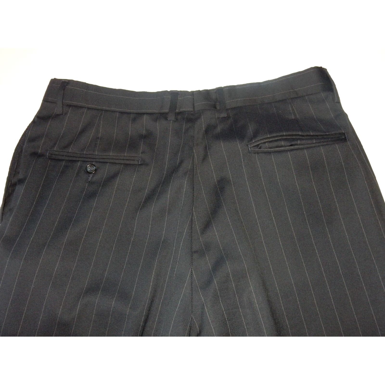 Michael Kors Michael Kors Men's 2 Piece Wool Suit Black Size 43L Size 46R - 6 Thumbnail