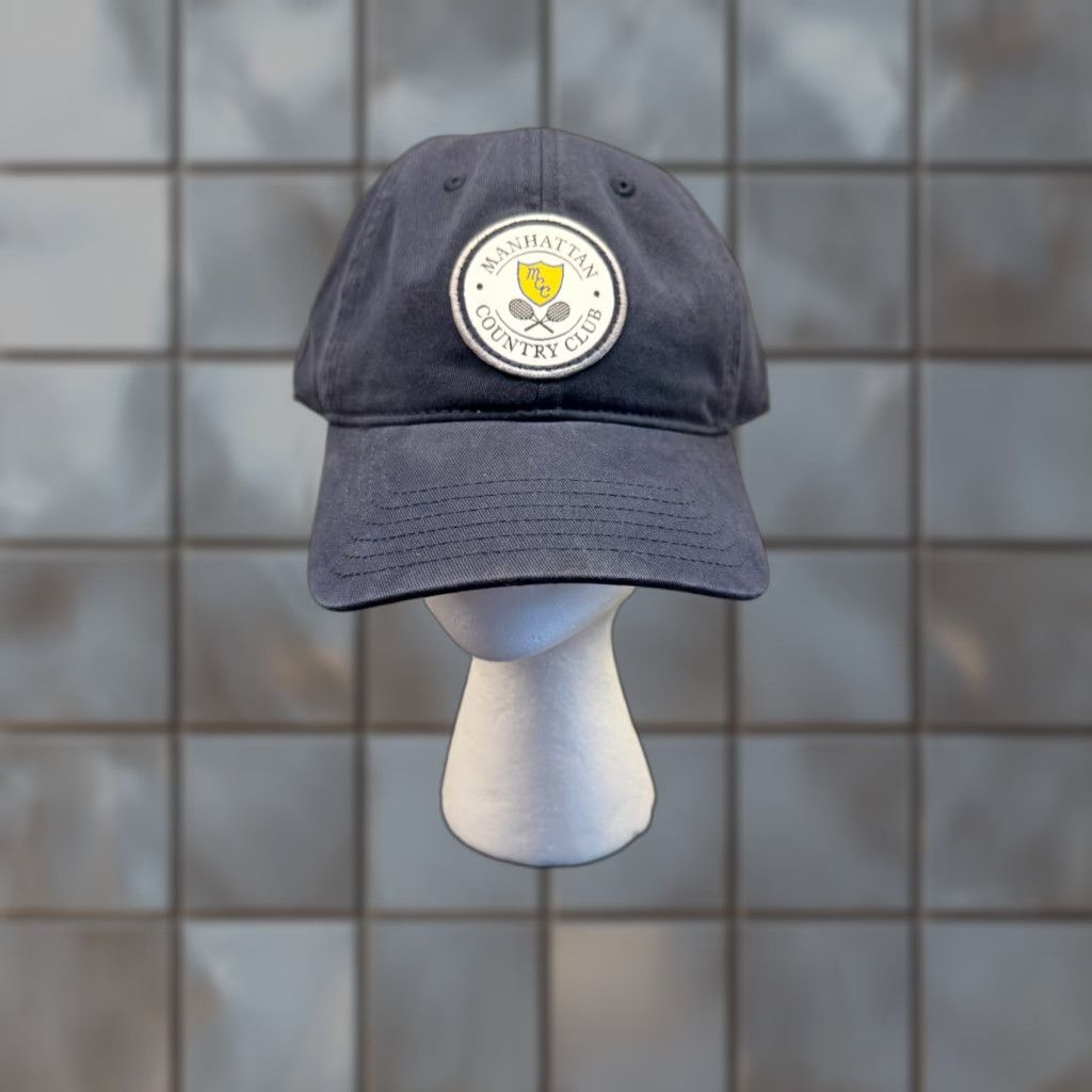 Vintage VINTAGE Manhattan Country Club Baseball Cap Men One Size Blue Twill Cotton Adjustable Golf Sports Size ONE SIZE - 1 Thumbnail