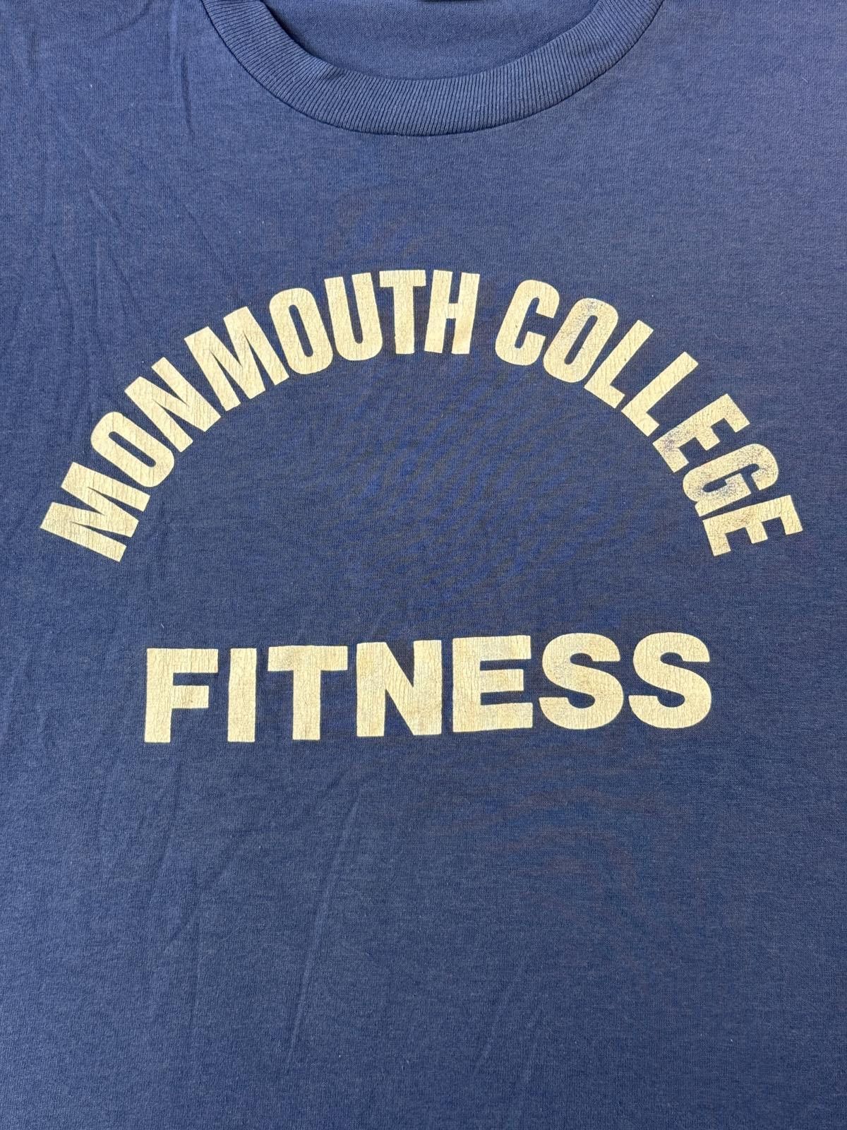 Jerzees Vintage Monmouth College Fitness T-shirt Size US L / EU 52-54 / 3 - 3 Thumbnail