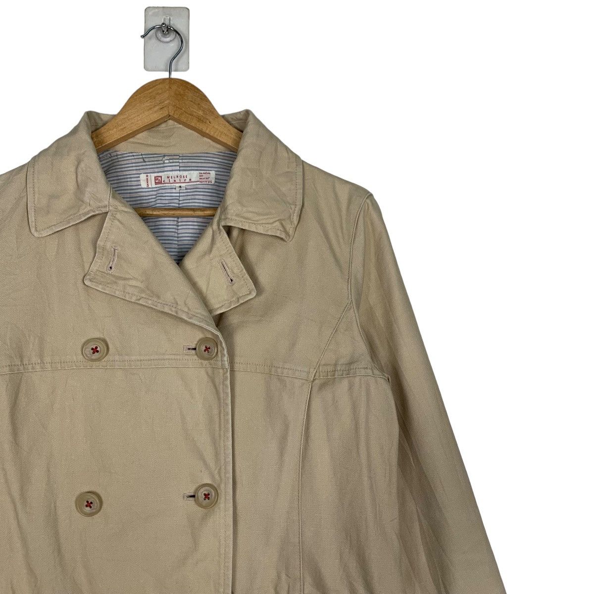 Melrose MELROSE CLAIRE Double Breasted Coat #0992-C44 Size M / US 6-8 / IT 42-44 - 5 Thumbnail