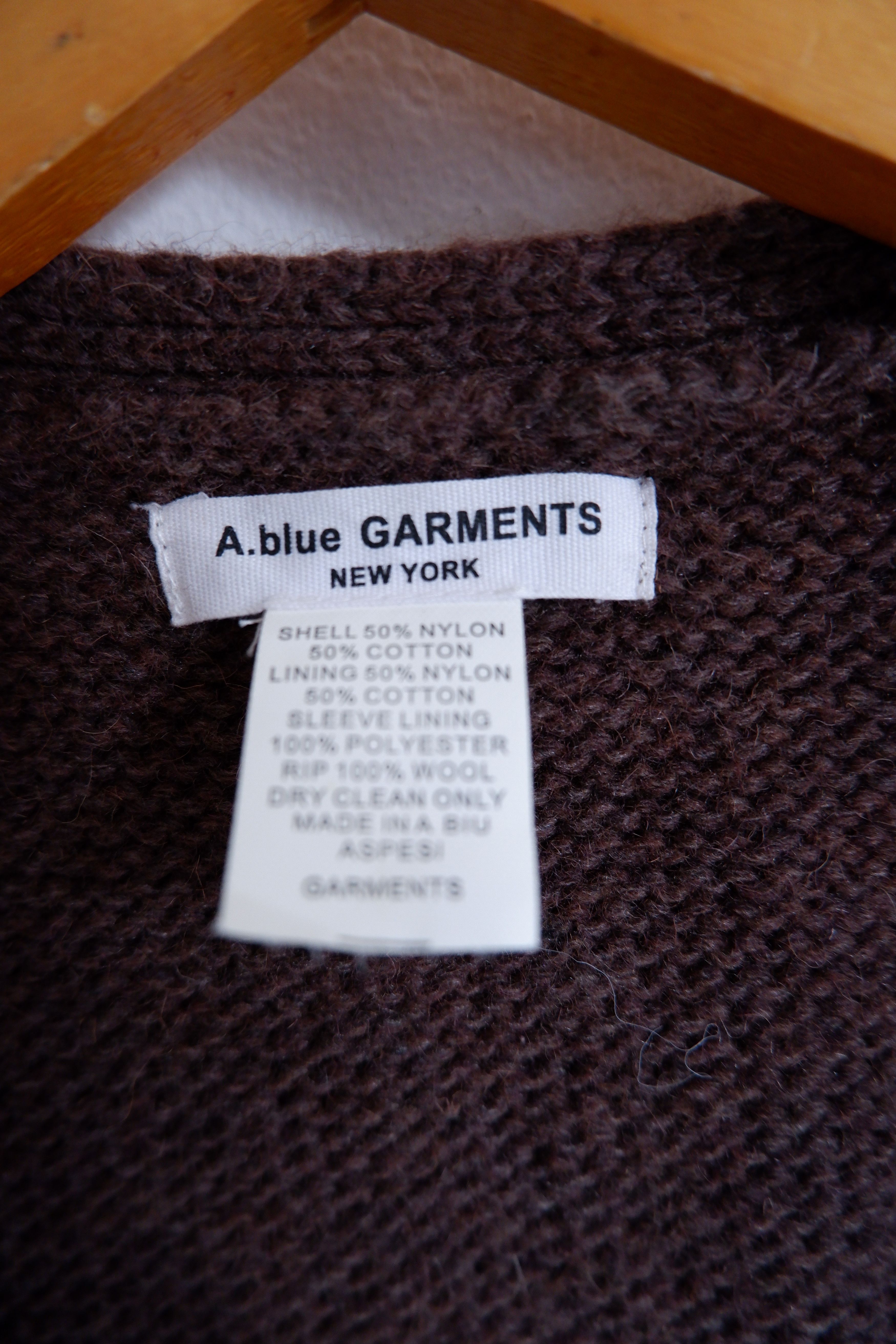 Engineered Garments A.Blue Garments Reconstructed Patchwork Cardigan Knitwear Size US L / EU 52-54 / 3 - 8 Thumbnail