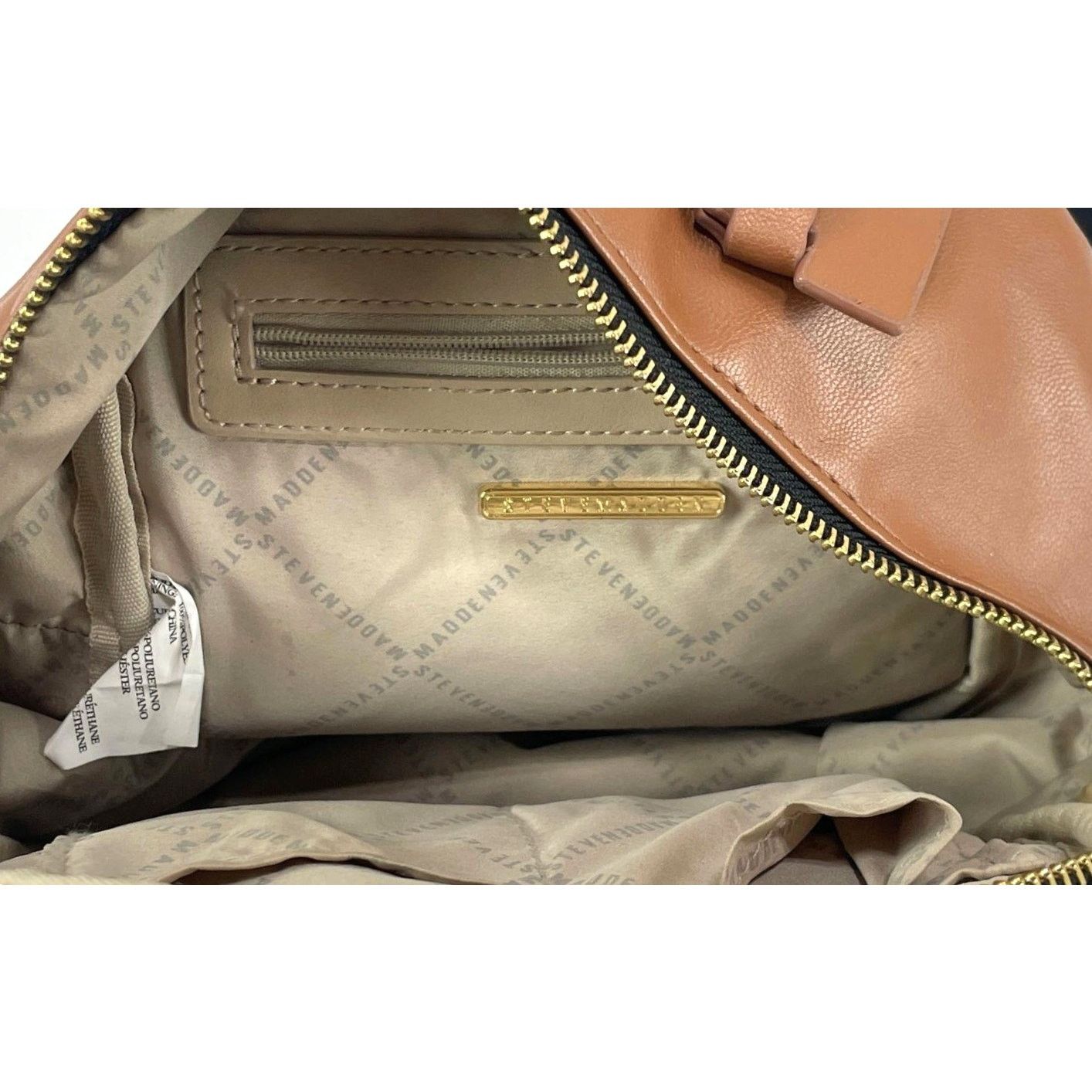 Steve Madden Steve Madden Faux Leather Quilted Tassel Mini Backpack Size ONE SIZE - 3 Thumbnail