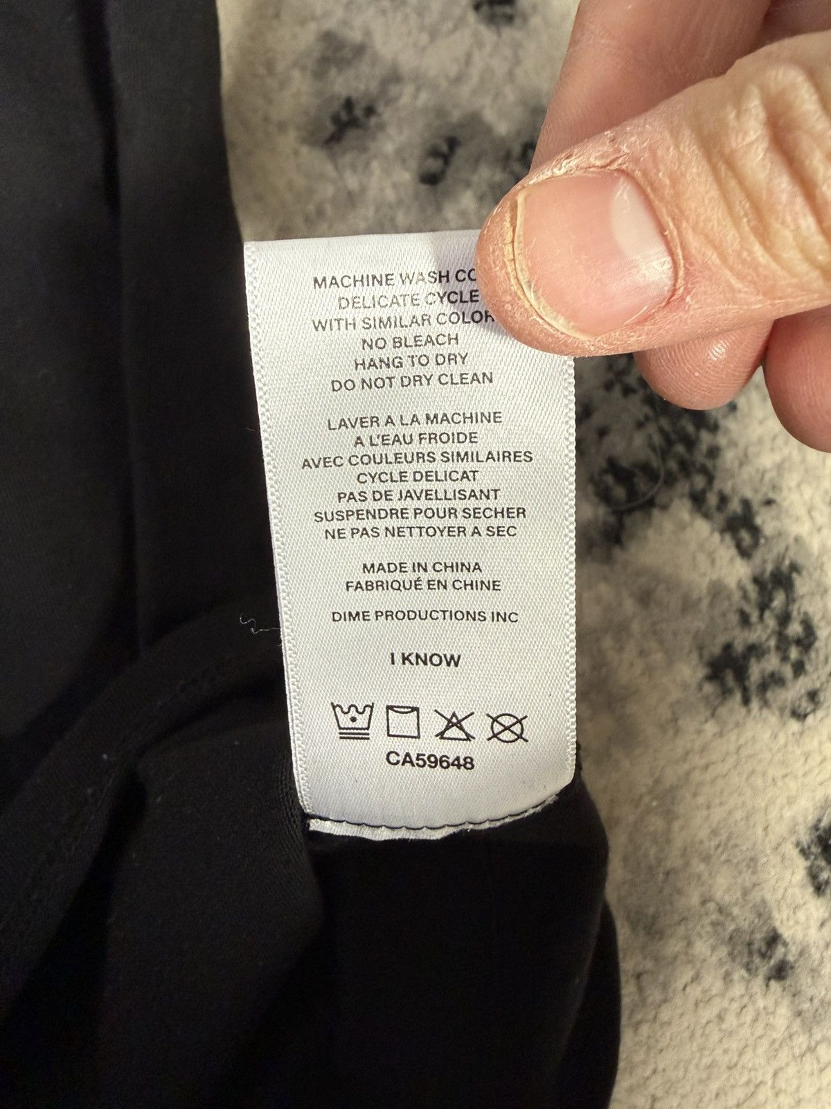Dime Dime Glorious Black T-Shirt Size US L / EU 52-54 / 3 - 6 Thumbnail