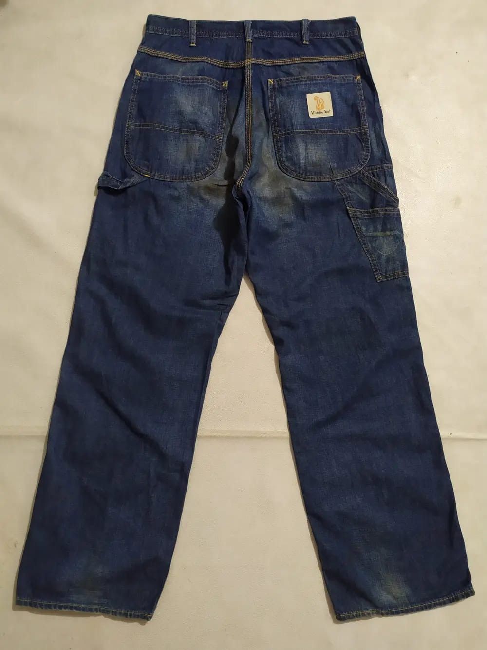 Bape Bape Trashed Carpenter Denim Size US 31 - 2 Thumbnail