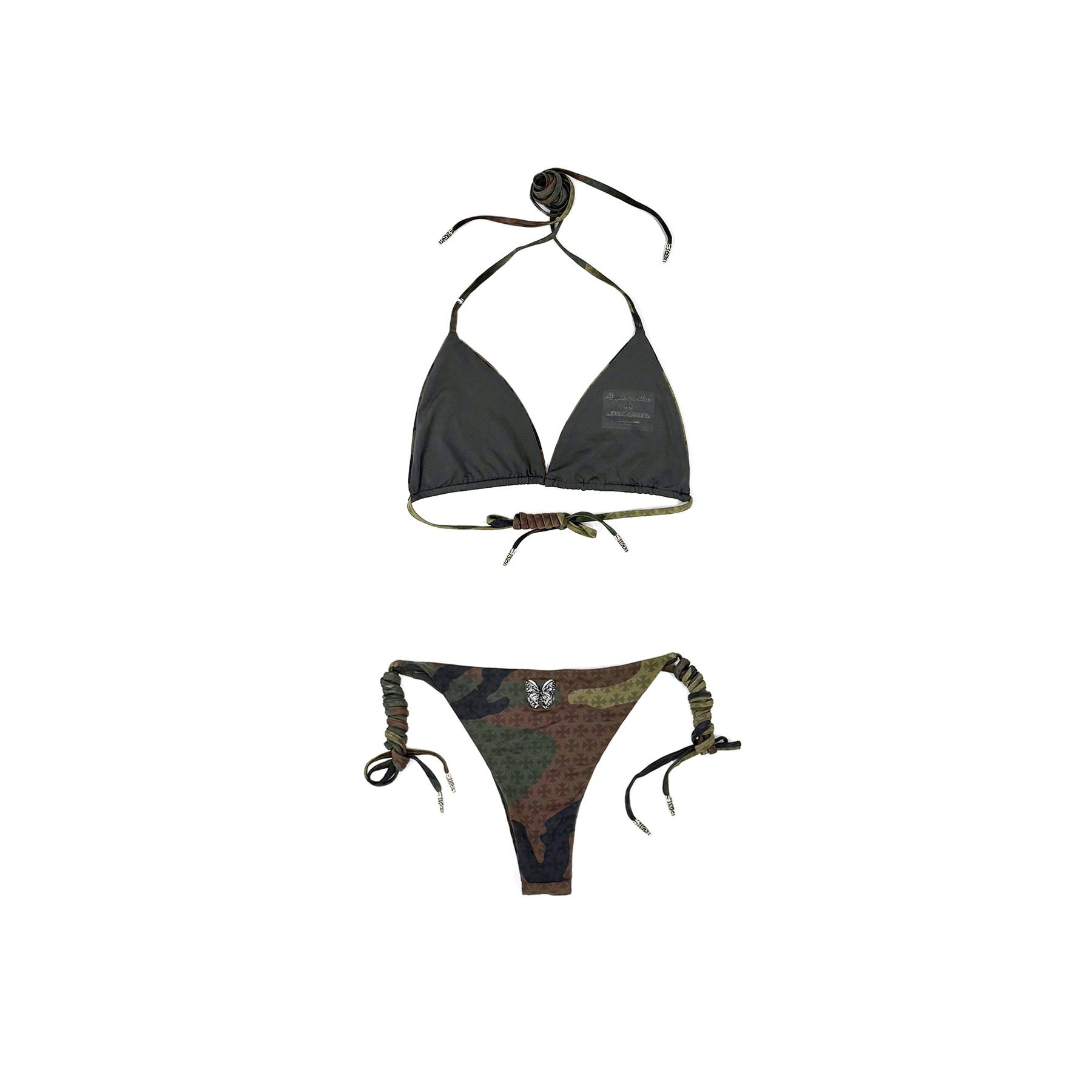 Chrome Hearts Chrome Hearts Dipped in Blue Camo Bikini Set Size S / US 4 / IT 40 - 2 Thumbnail