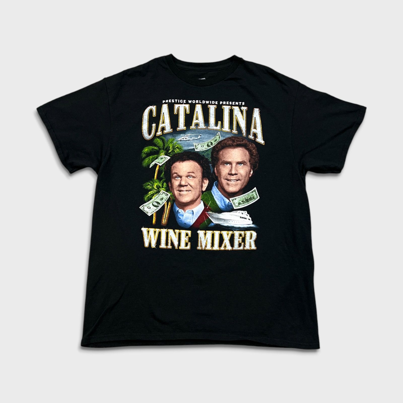 Vintage 2023 Step Brothers T Shirt Catalina Wine Mixer Movie Tee Size US L / EU 52-54 / 3 - 1 Thumbnail