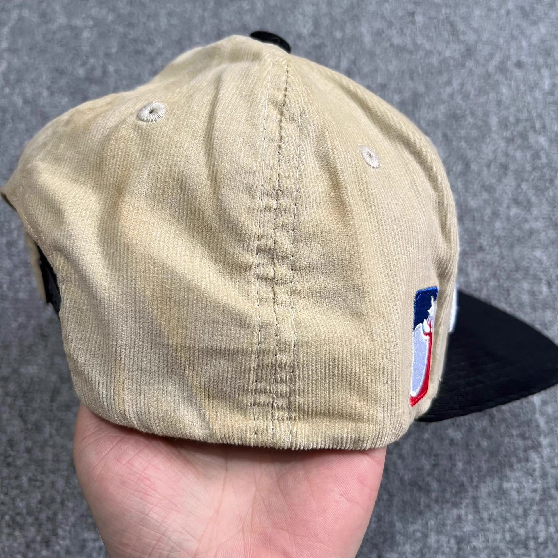 The Hundreds The Hundreds Bomb Embroidered Corduroy Baseball Cap Q7 Size ONE SIZE - 6 Thumbnail