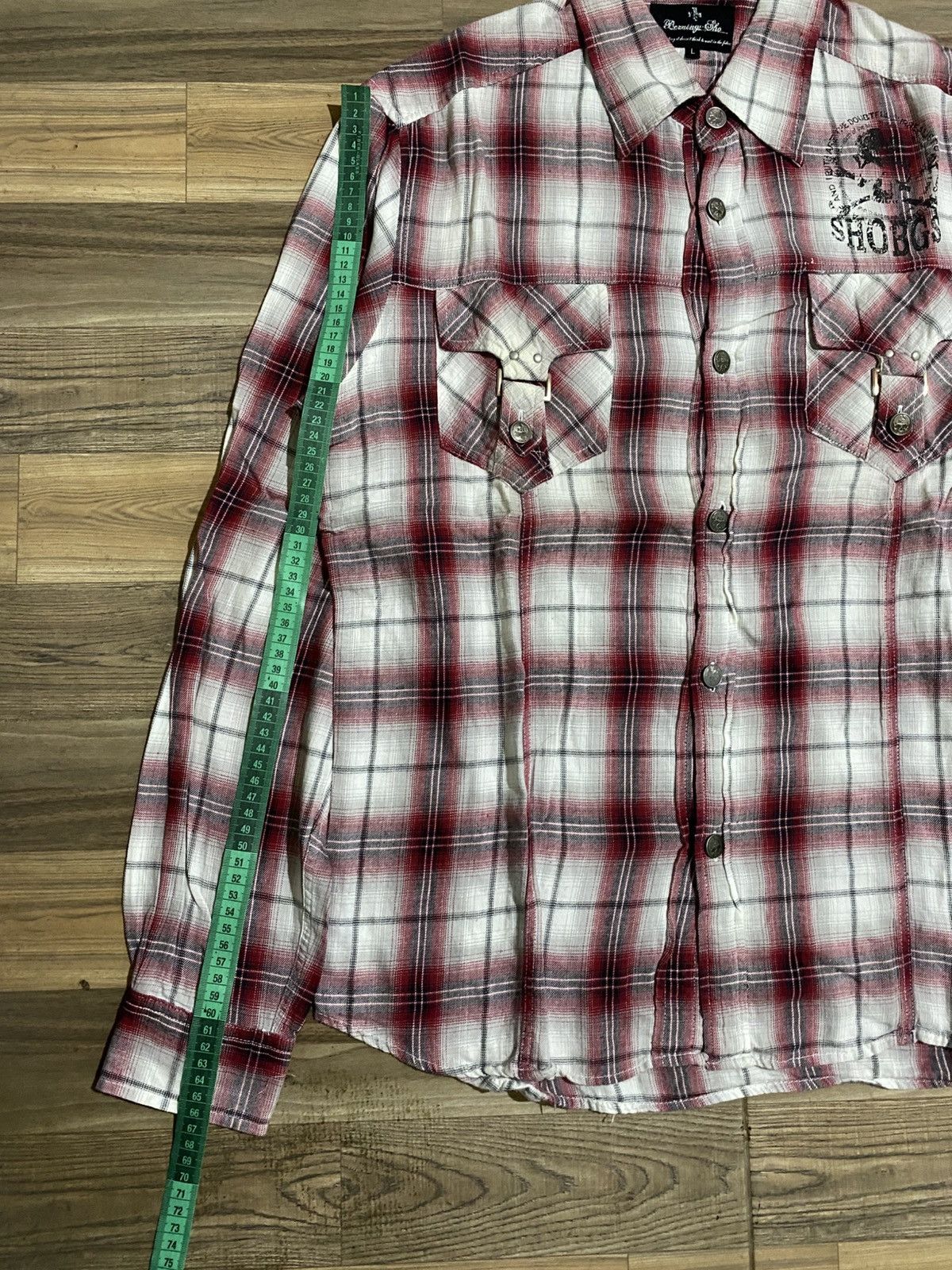 Japanese Brand × Vintage BERNINGS SHO BONDAGE SHIRT Size US L / EU 52-54 / 3 - 13 Thumbnail